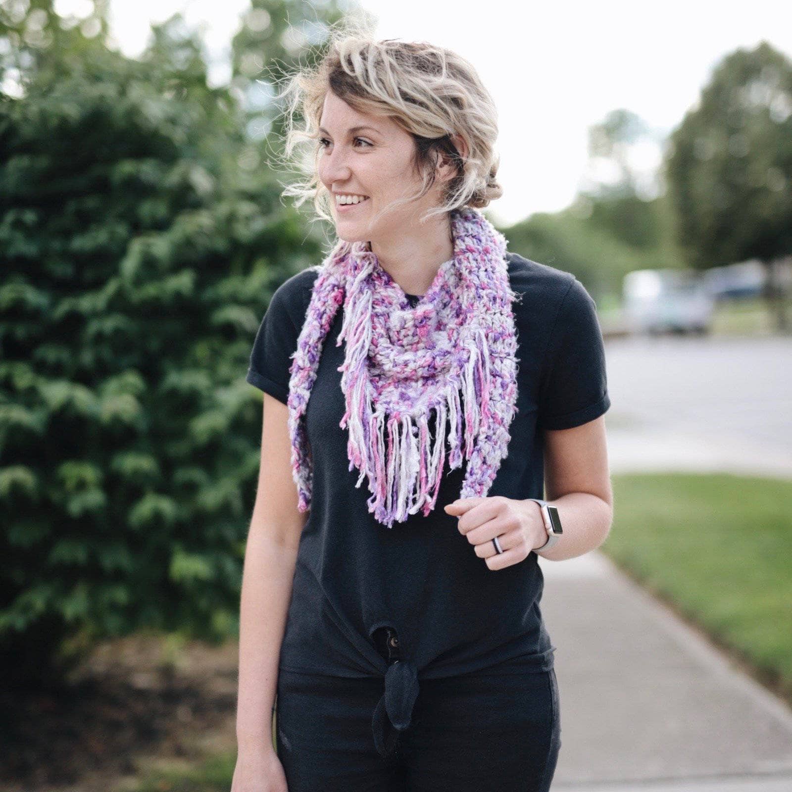 Simple + Quick Banana Scarf Crochet Kit