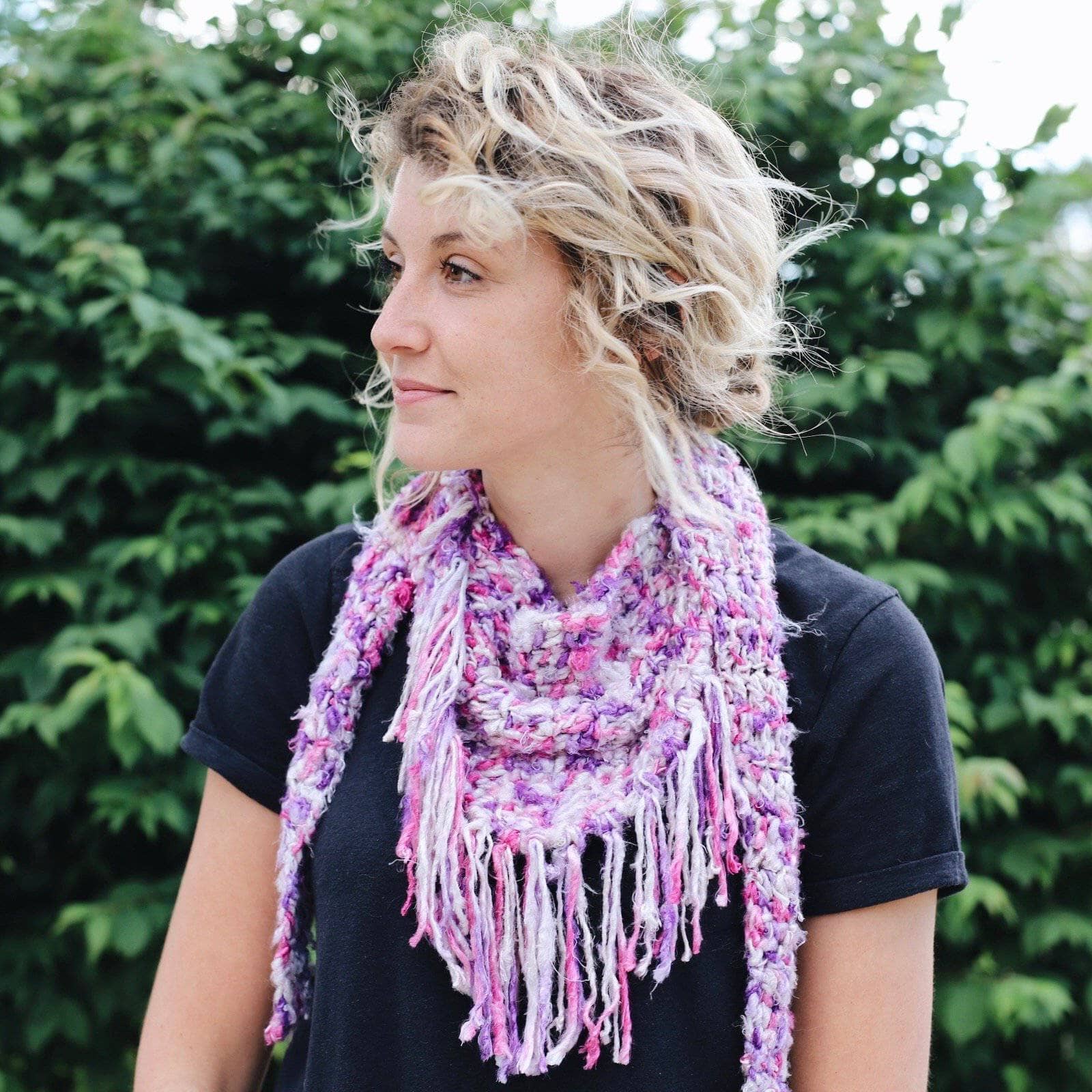 Simple + Quick Banana Scarf Crochet Kit