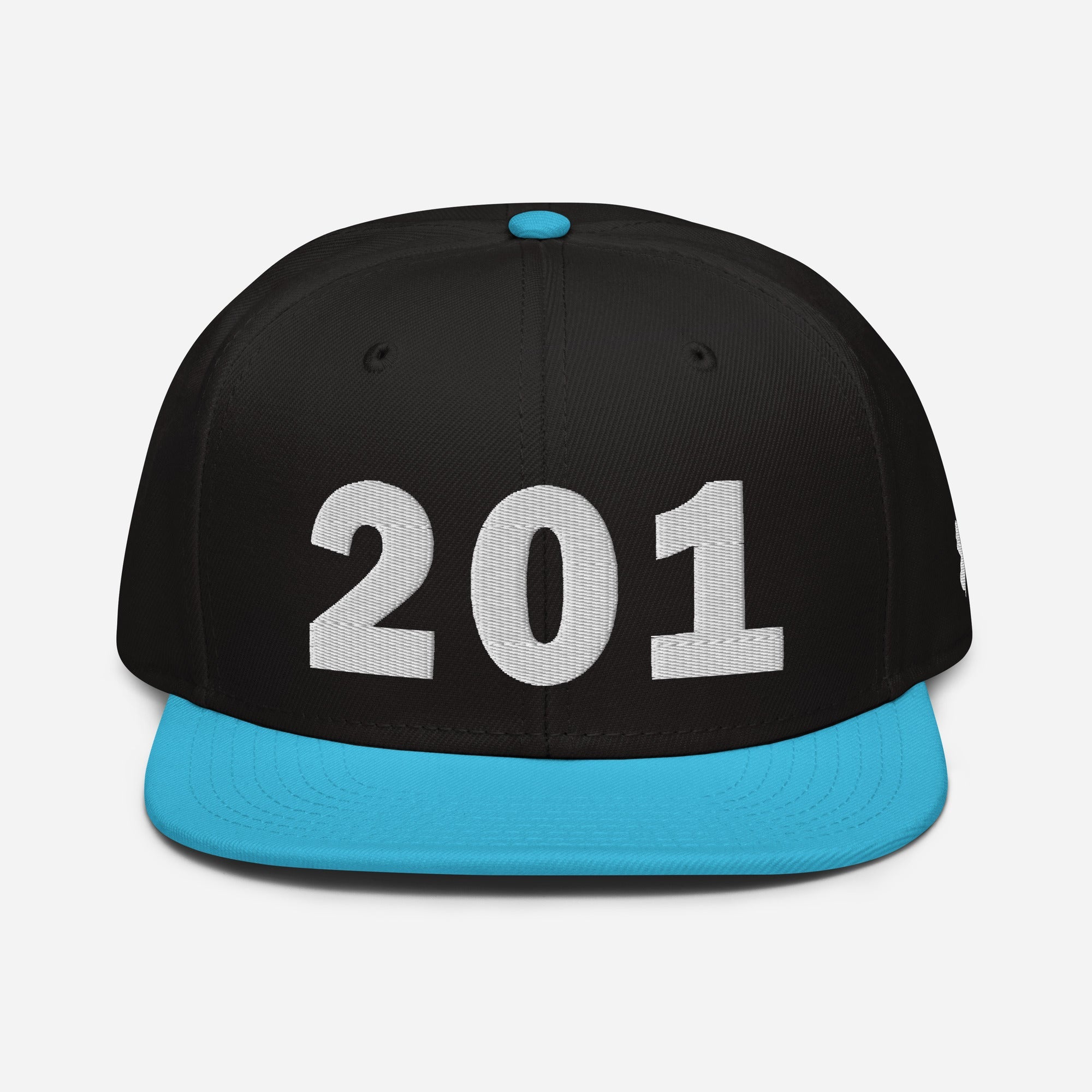 201 Area Code Snapback Hat