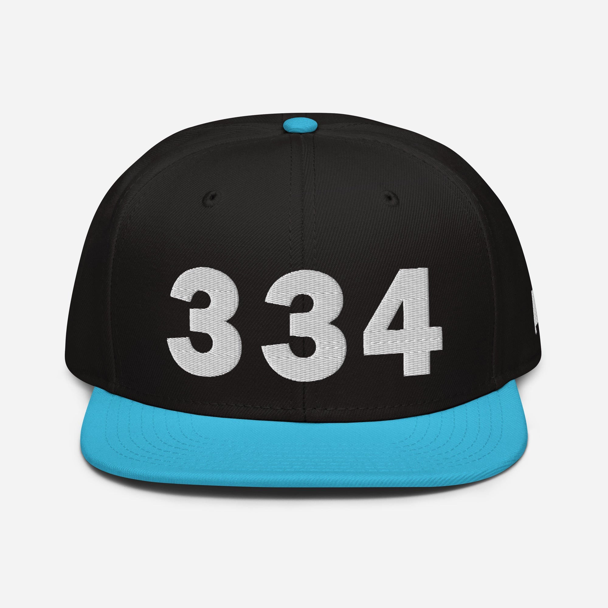 334 Area Code Snapback Hat