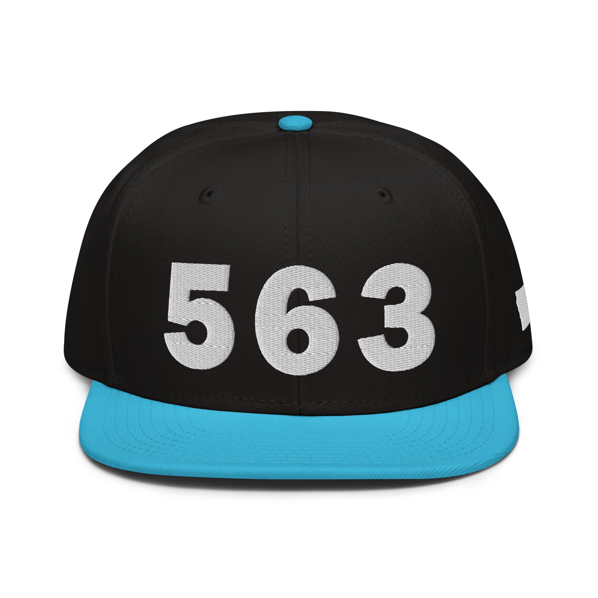 563 Area Code Snapback Hat