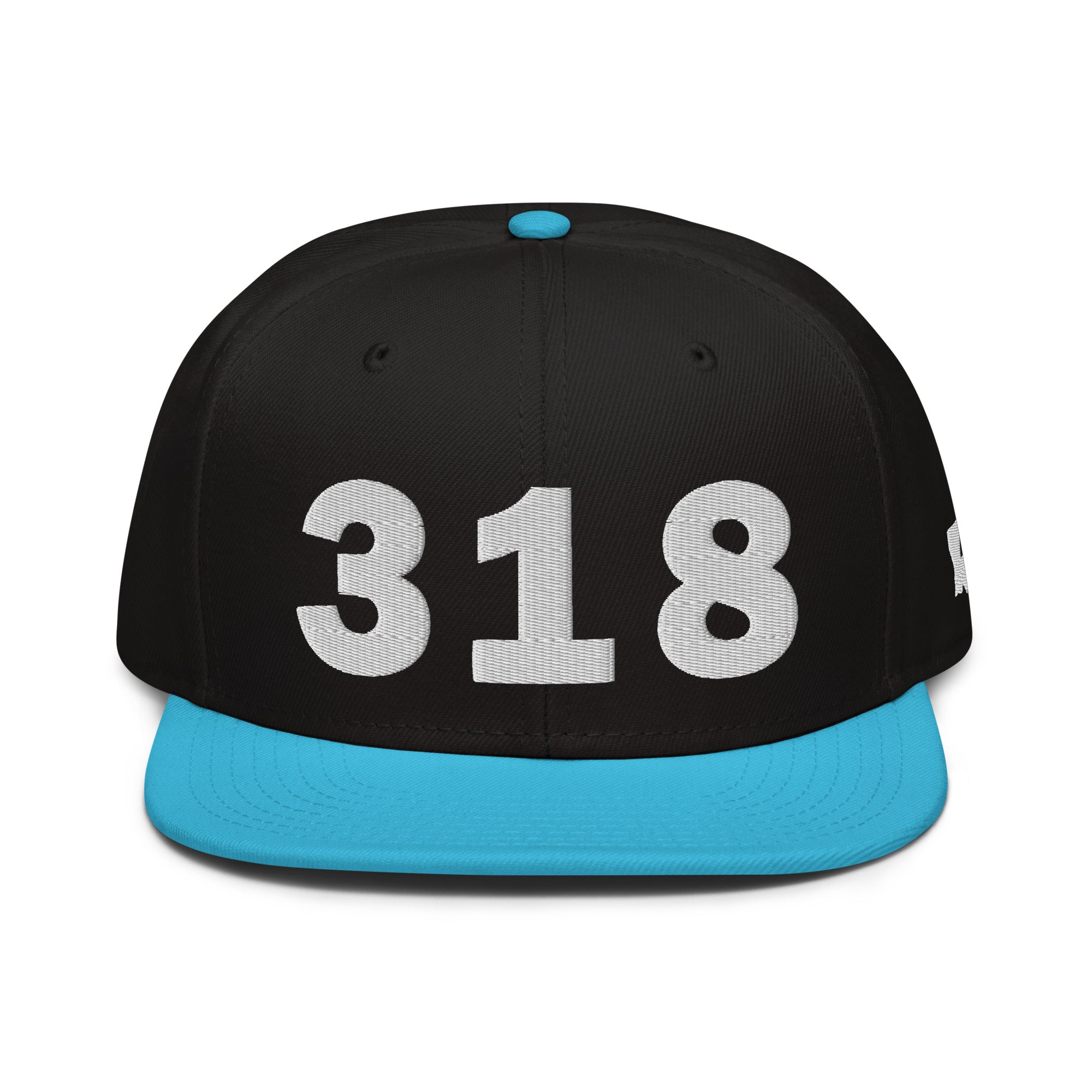 318 Area Code Snapback Hat