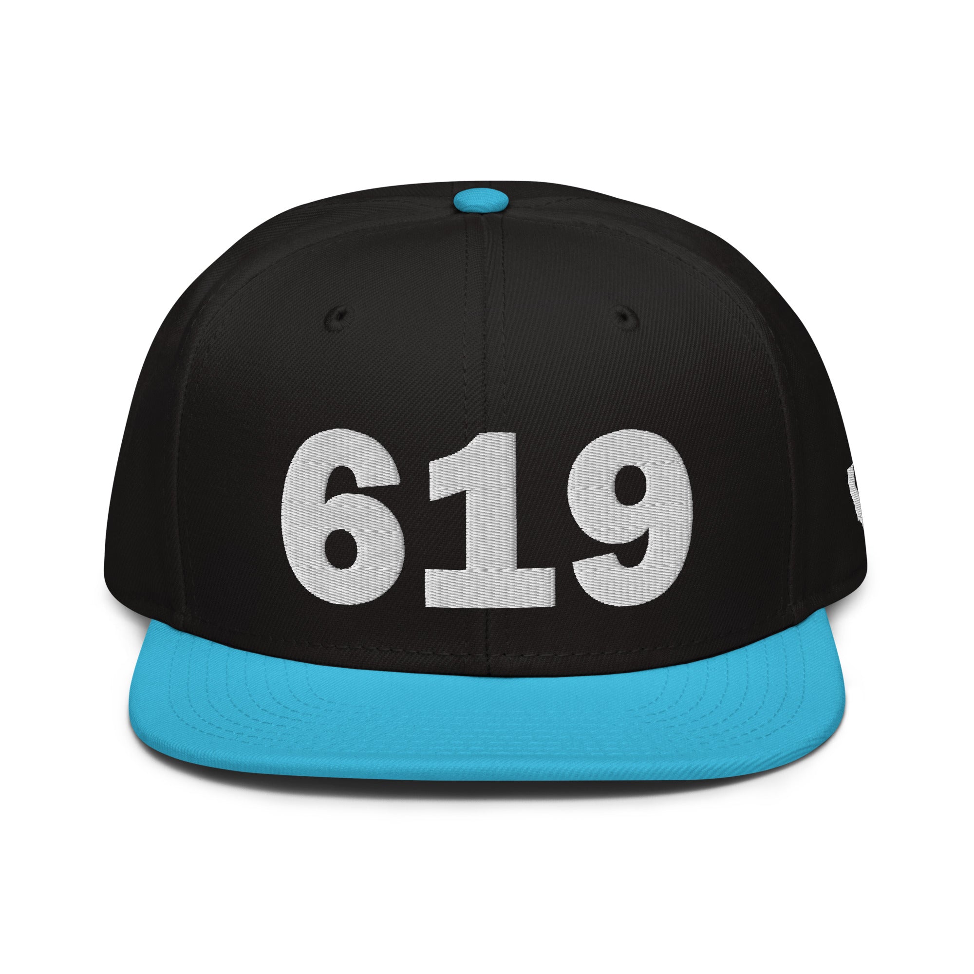 619 Area Code Snapback Hat