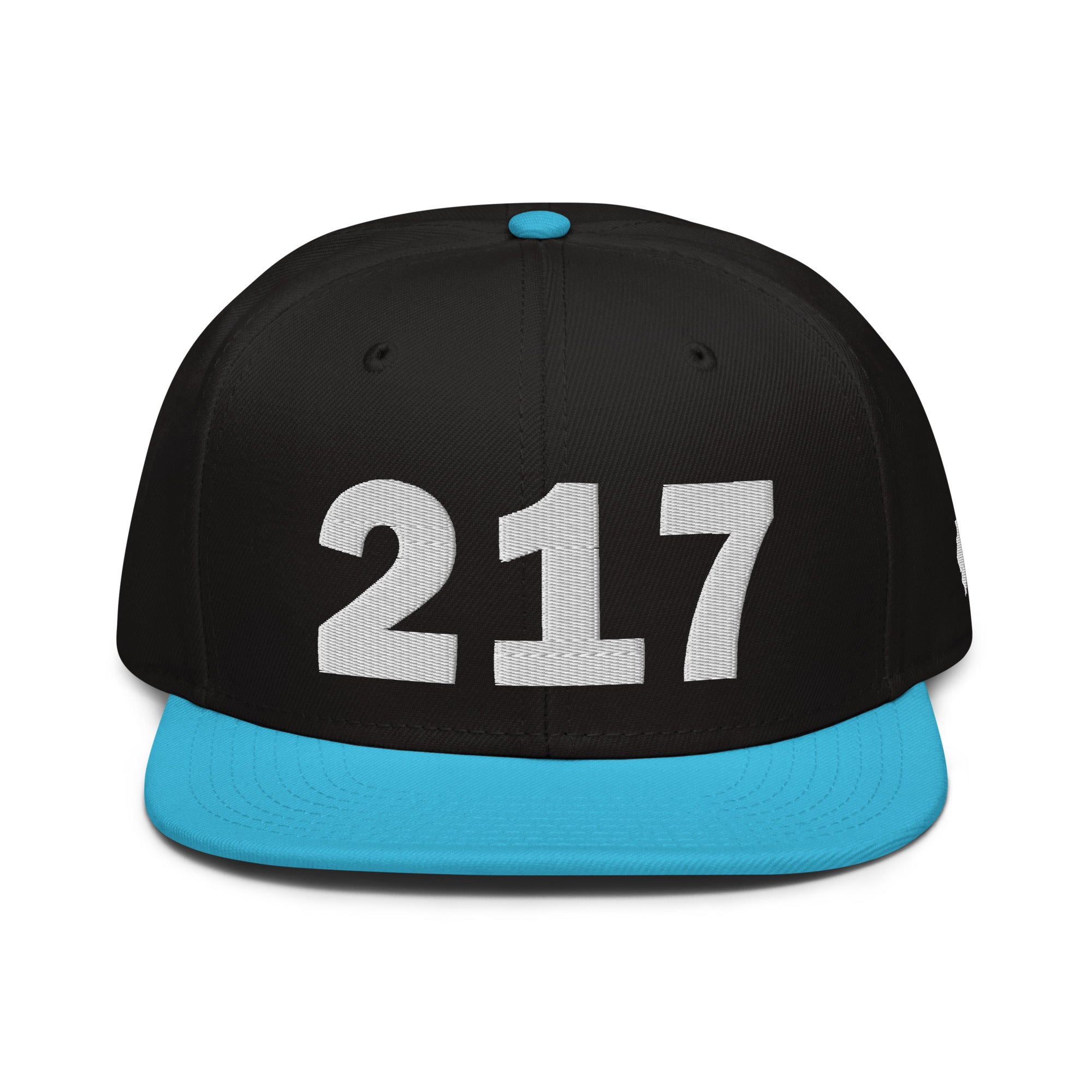 217 Area Code Snapback Hat