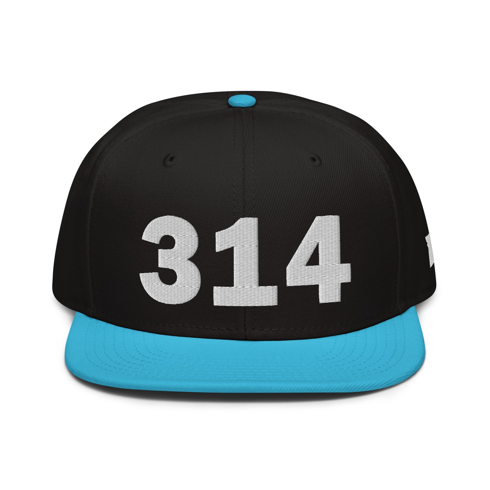 314 Area Code Snapback Hat