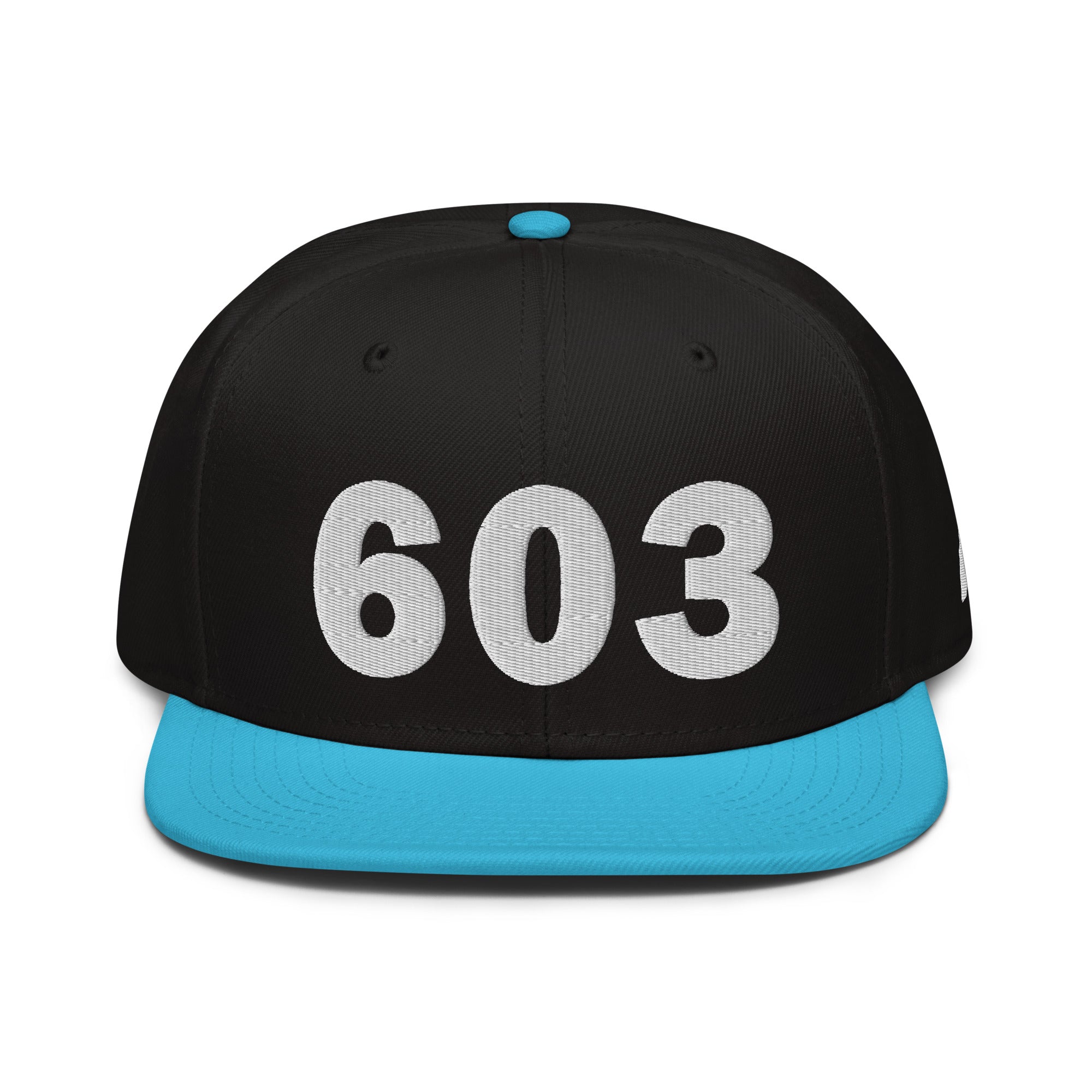 603 Area Code Snapback Hat