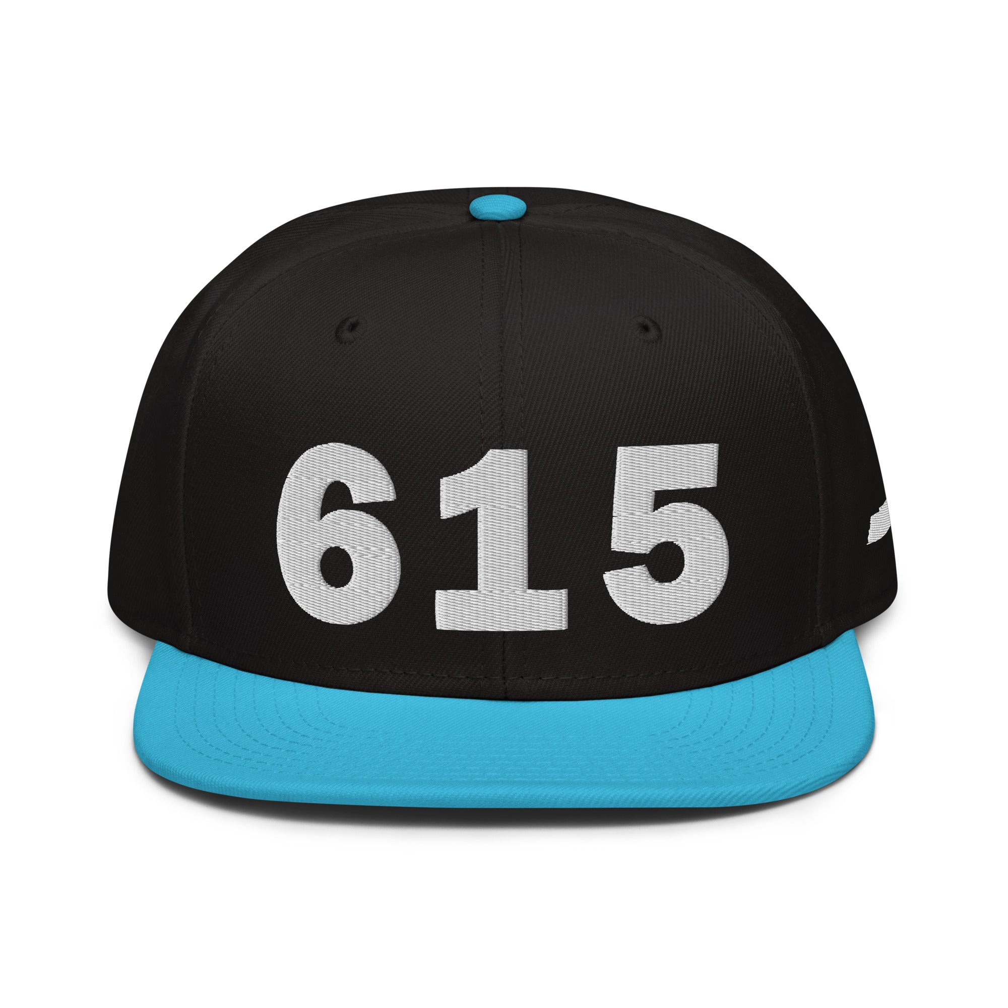 615 Area Code Snapback Hat