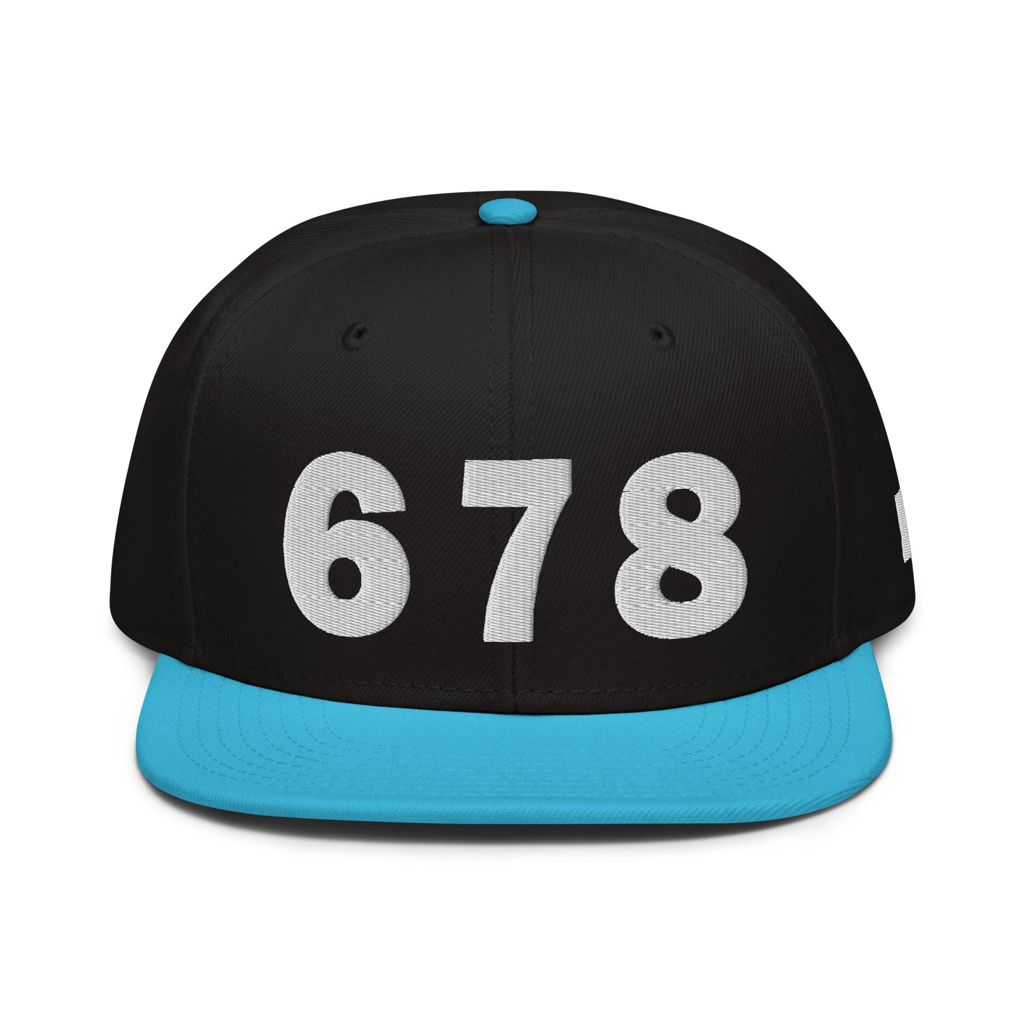 678 Area Code Snapback Hat
