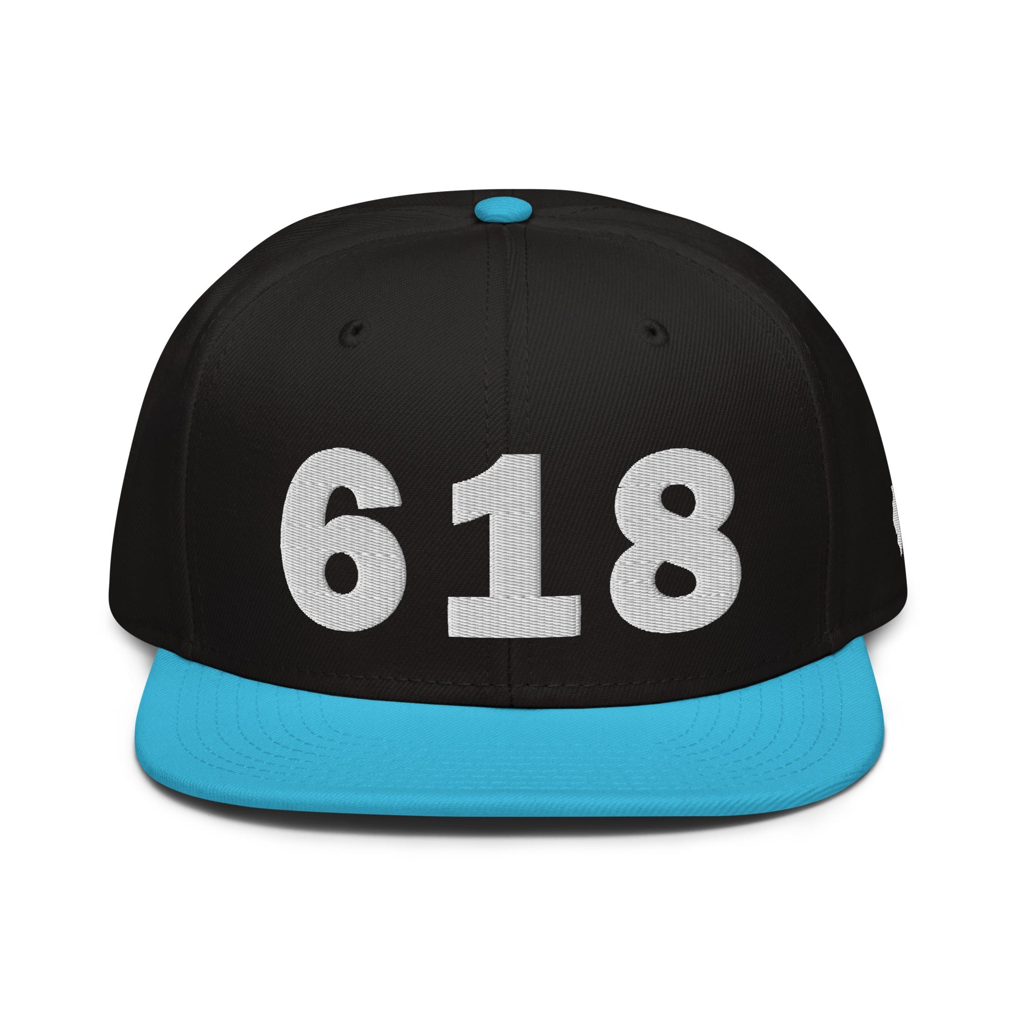 618 Area Code Snapback Hat