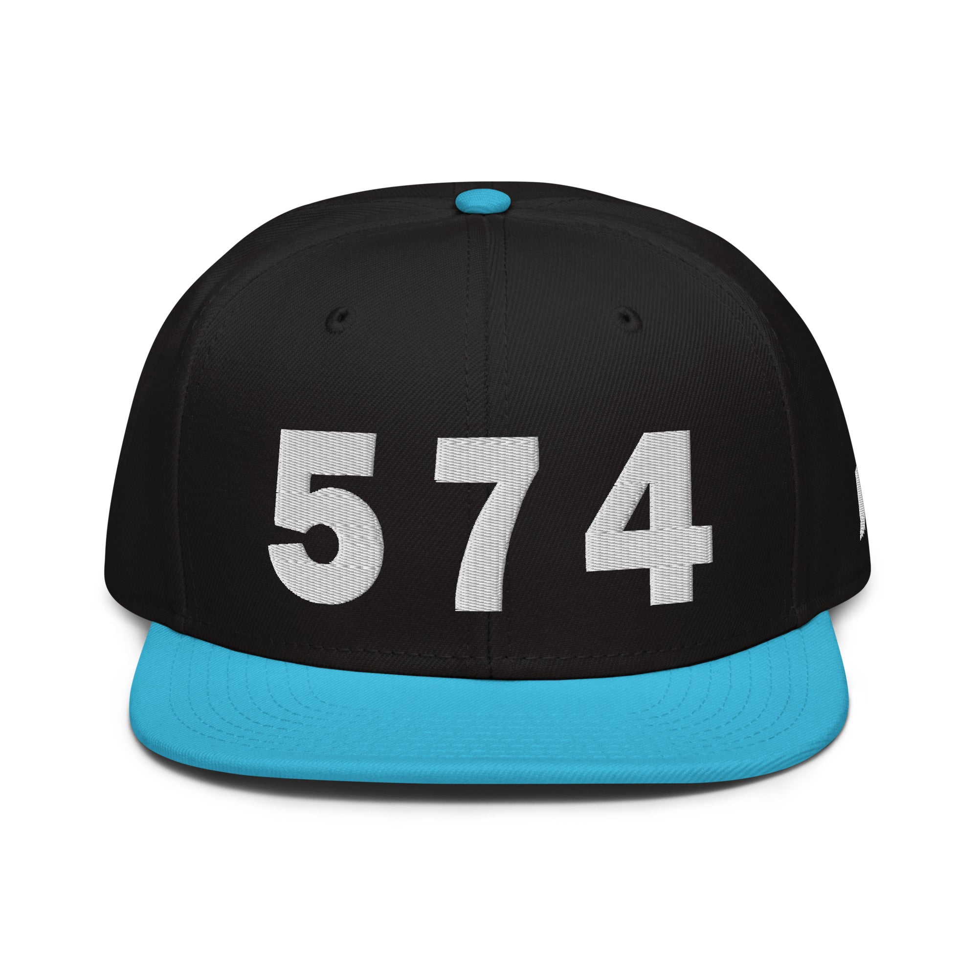 574 Area Code Snapback Hat