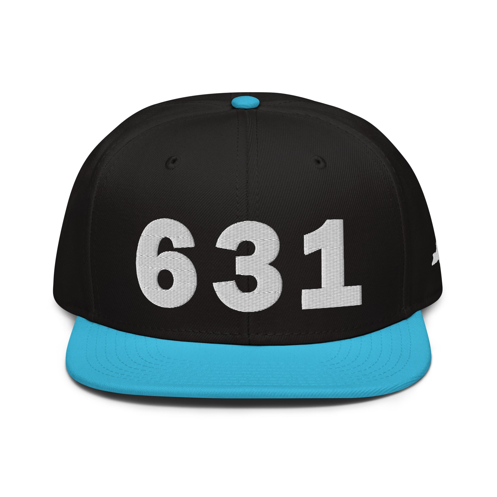 631 Area Code Snapback Hat