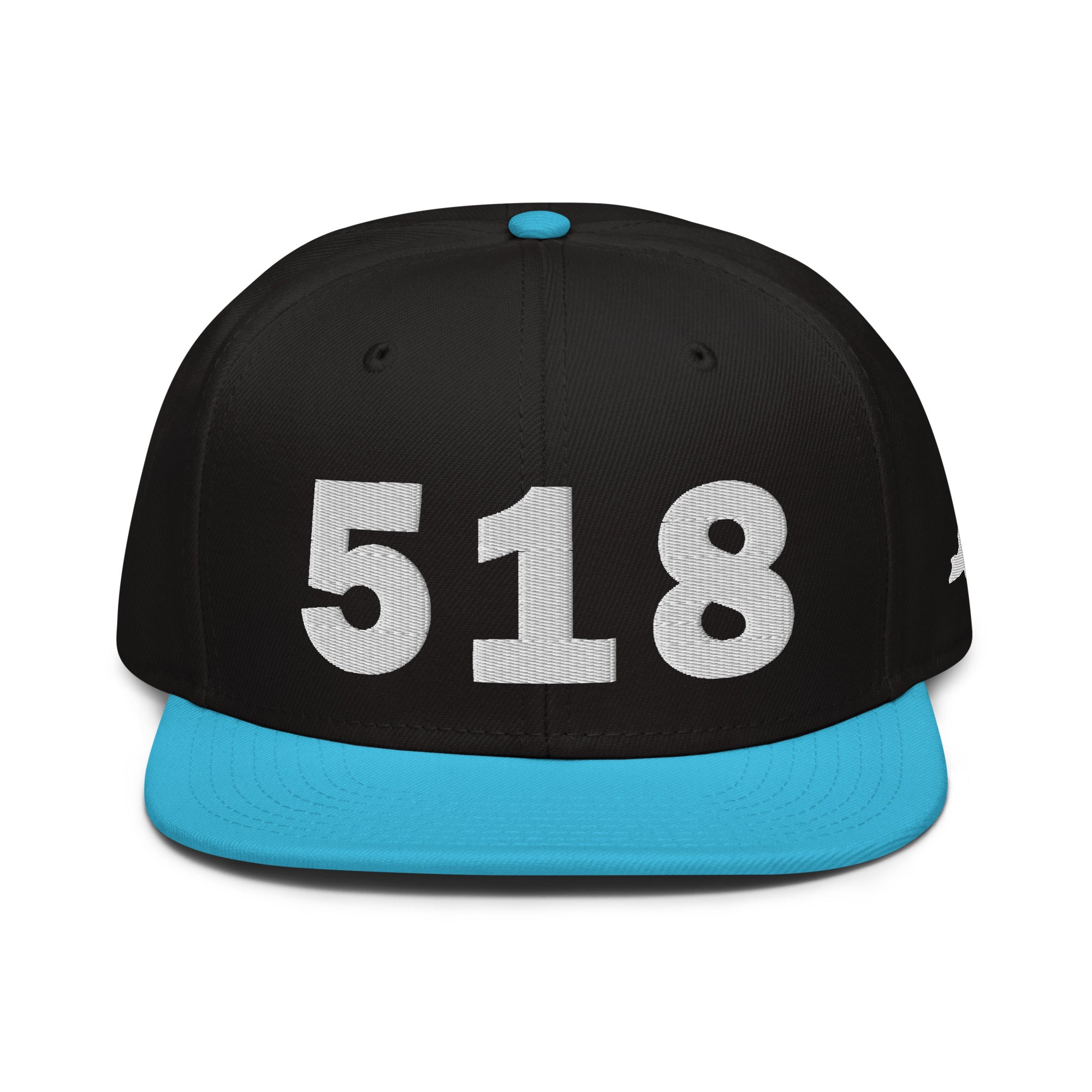 518 Area Code Snapback Hat