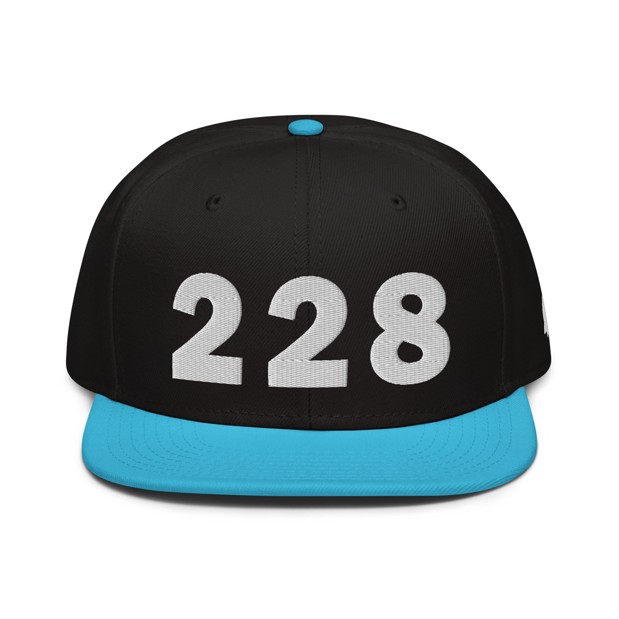 228 Area Code Snapback Hat