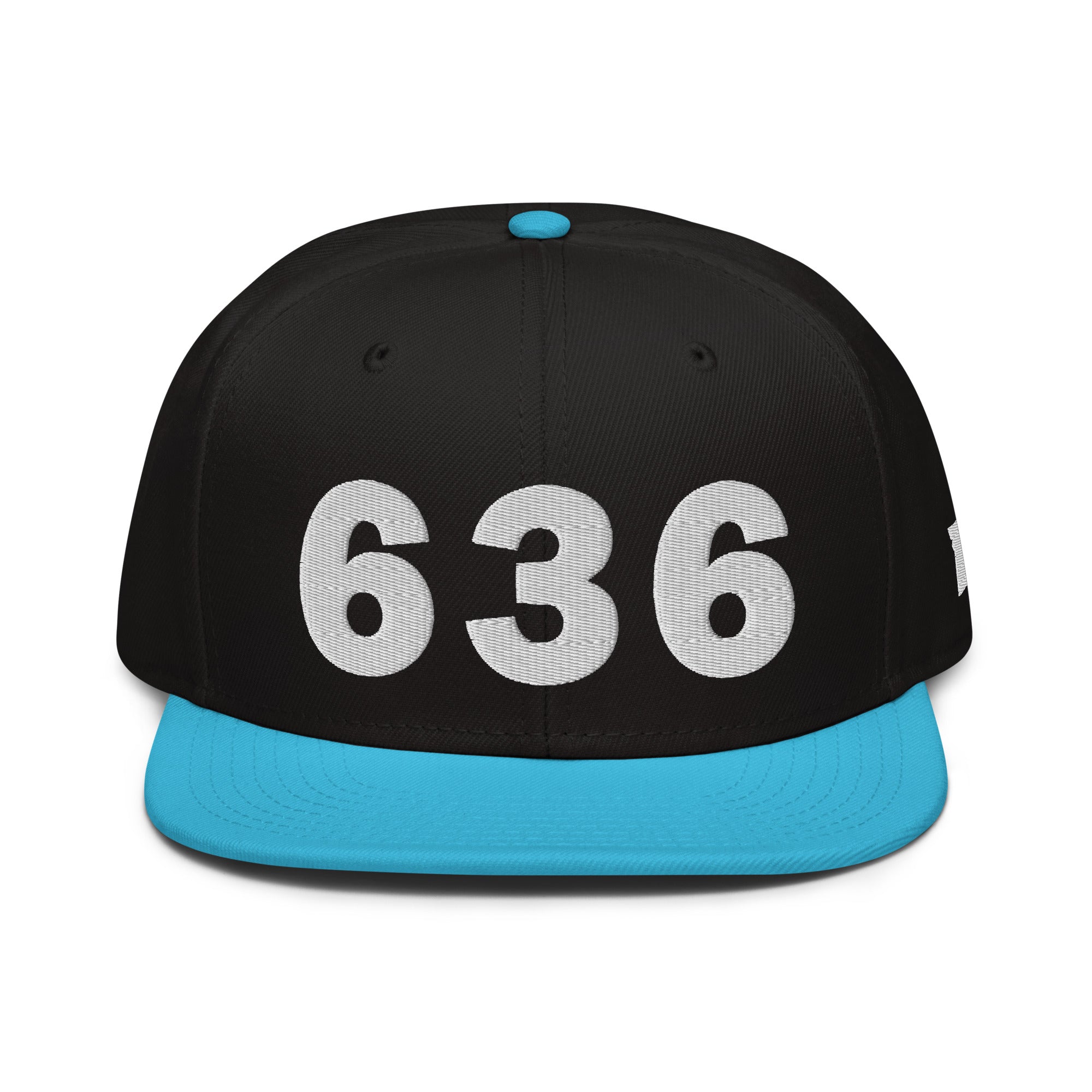 636 Area Code Snapback Hat