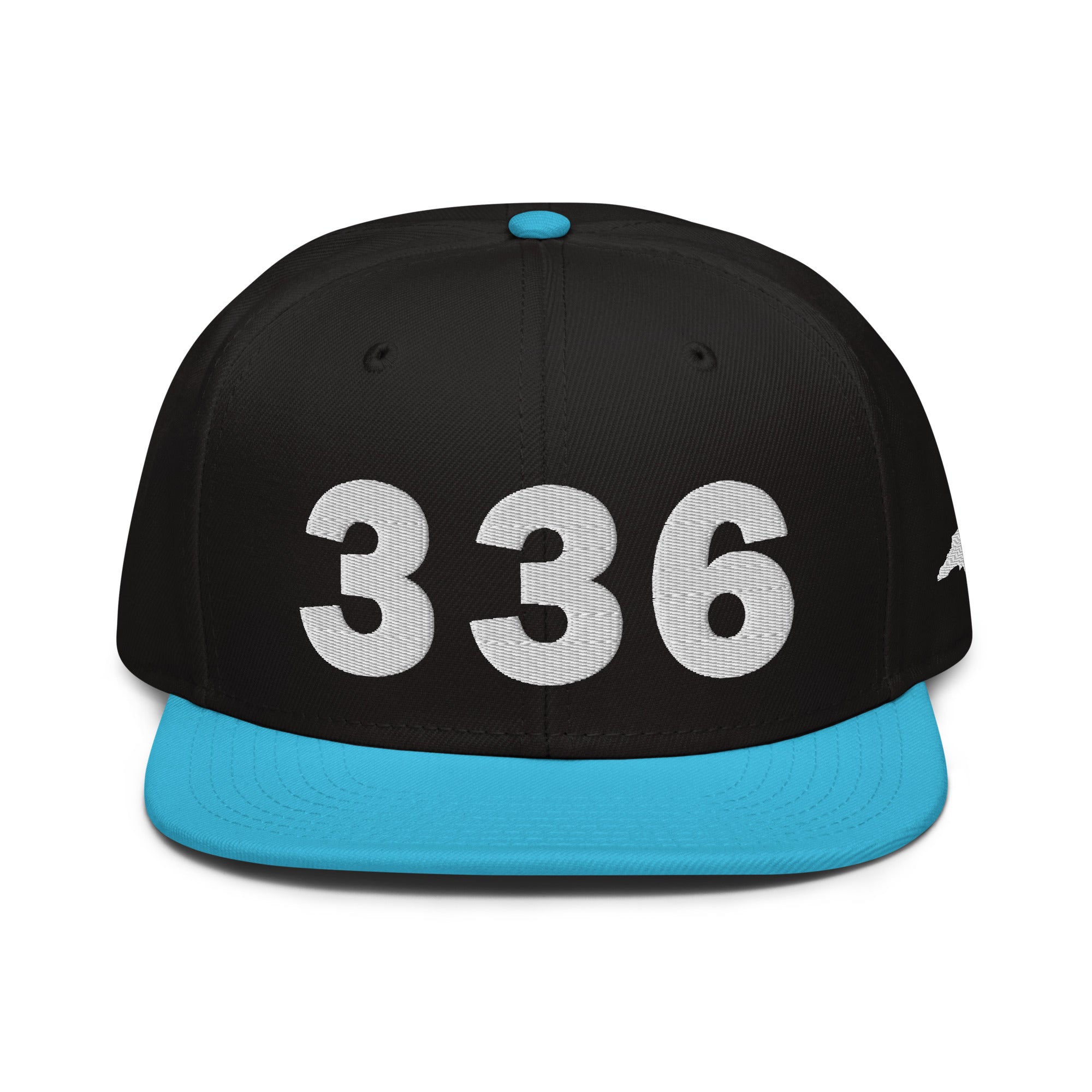 336 Area Code Snapback Hat