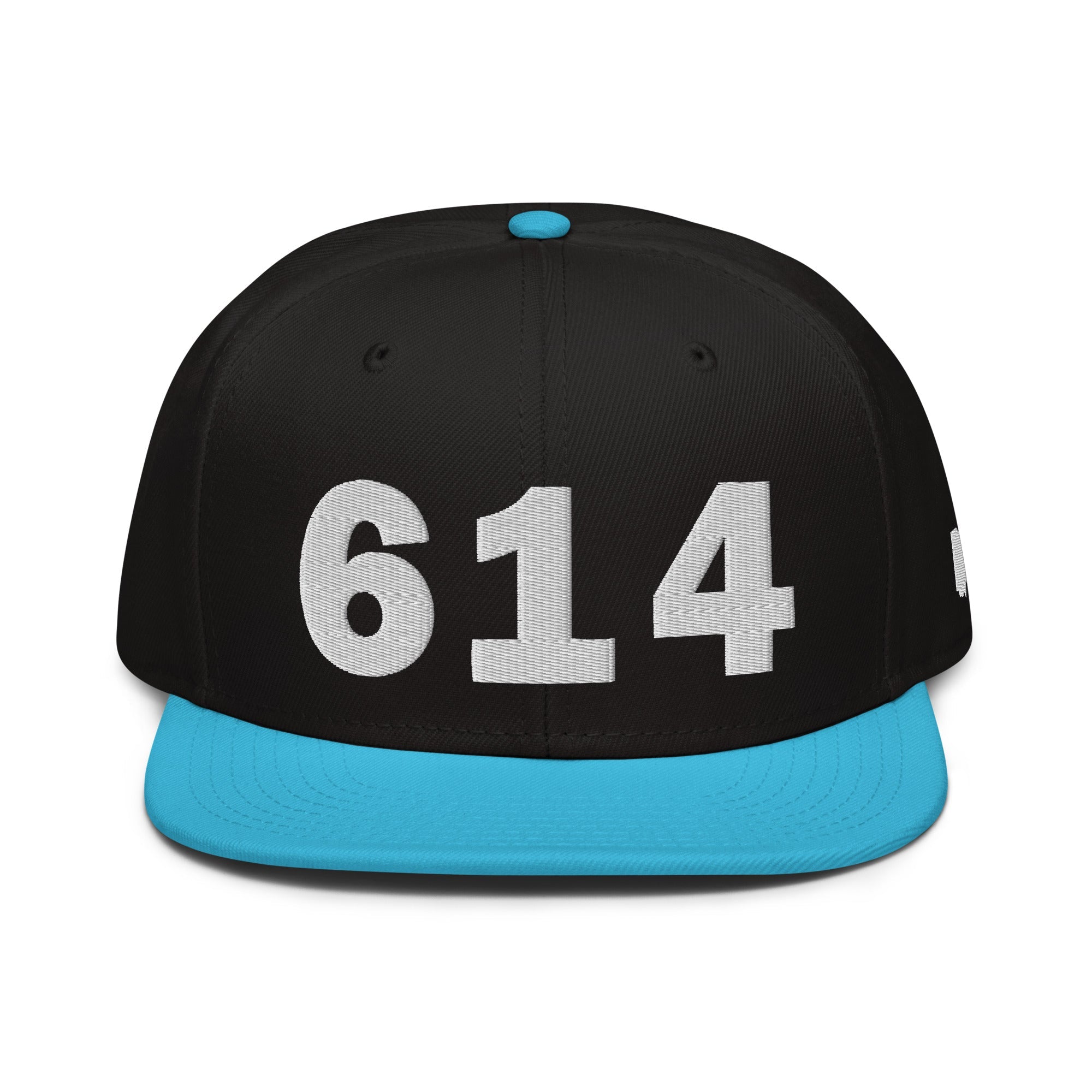 614 Area Code Snapback Hat