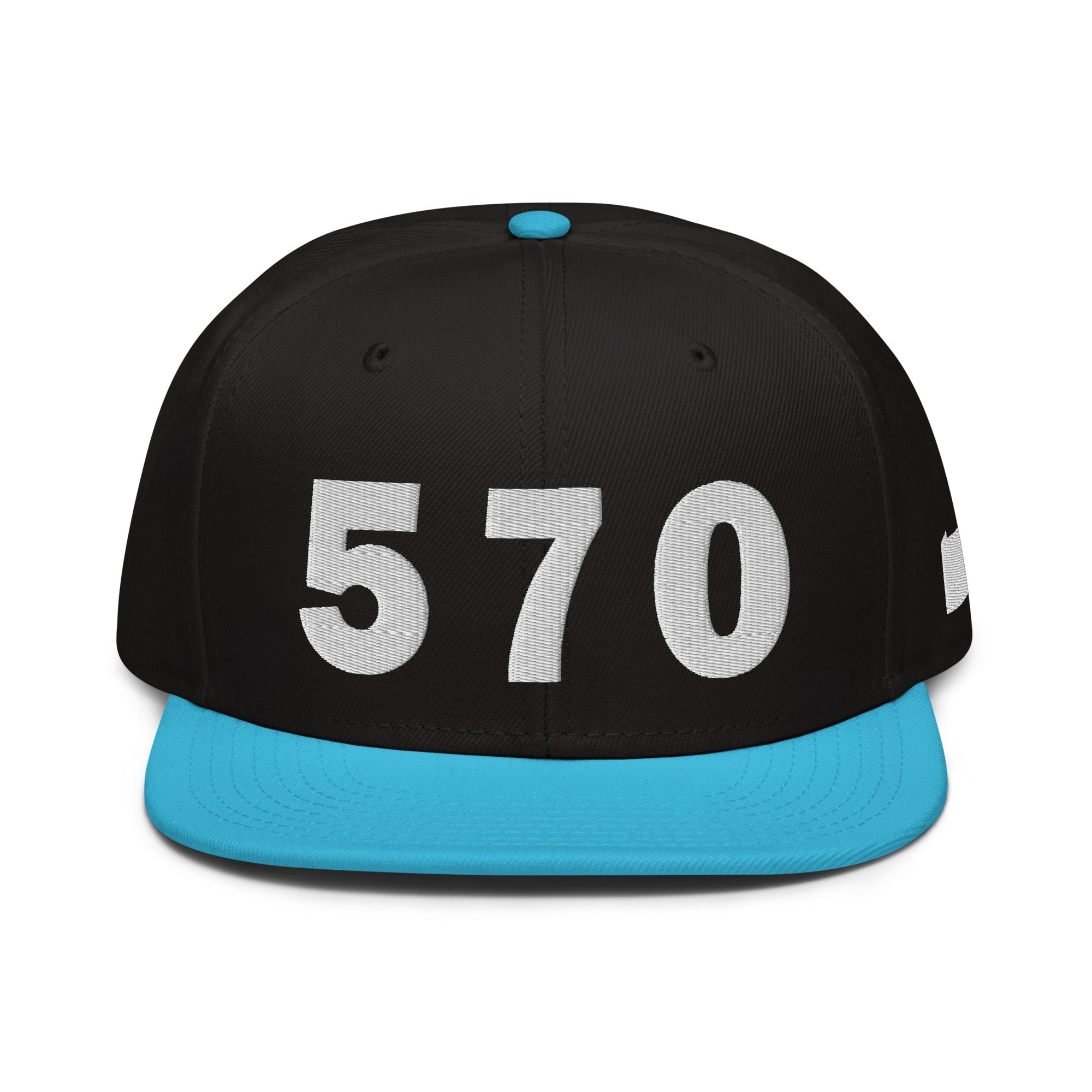 570 Area Code Snapback Hat