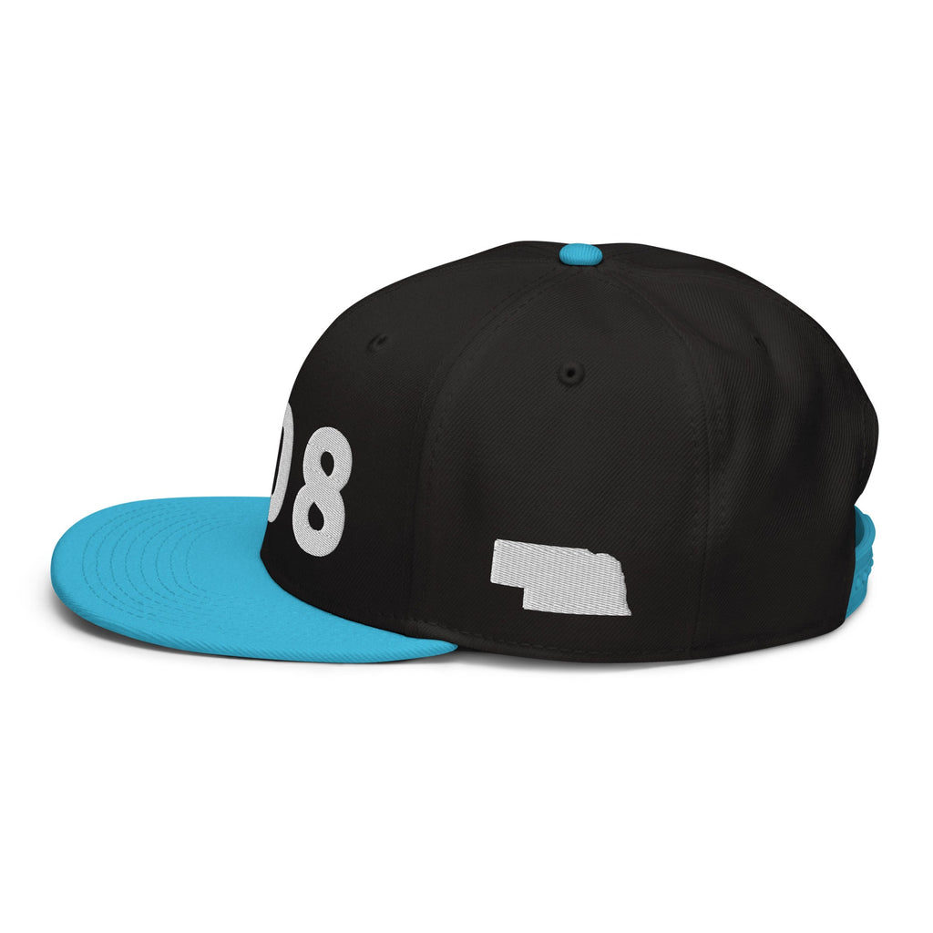 308 Area Code Snapback Hat
