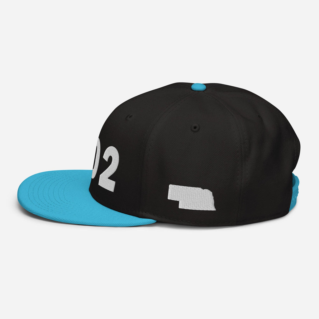 402 Area Code Snapback Hat