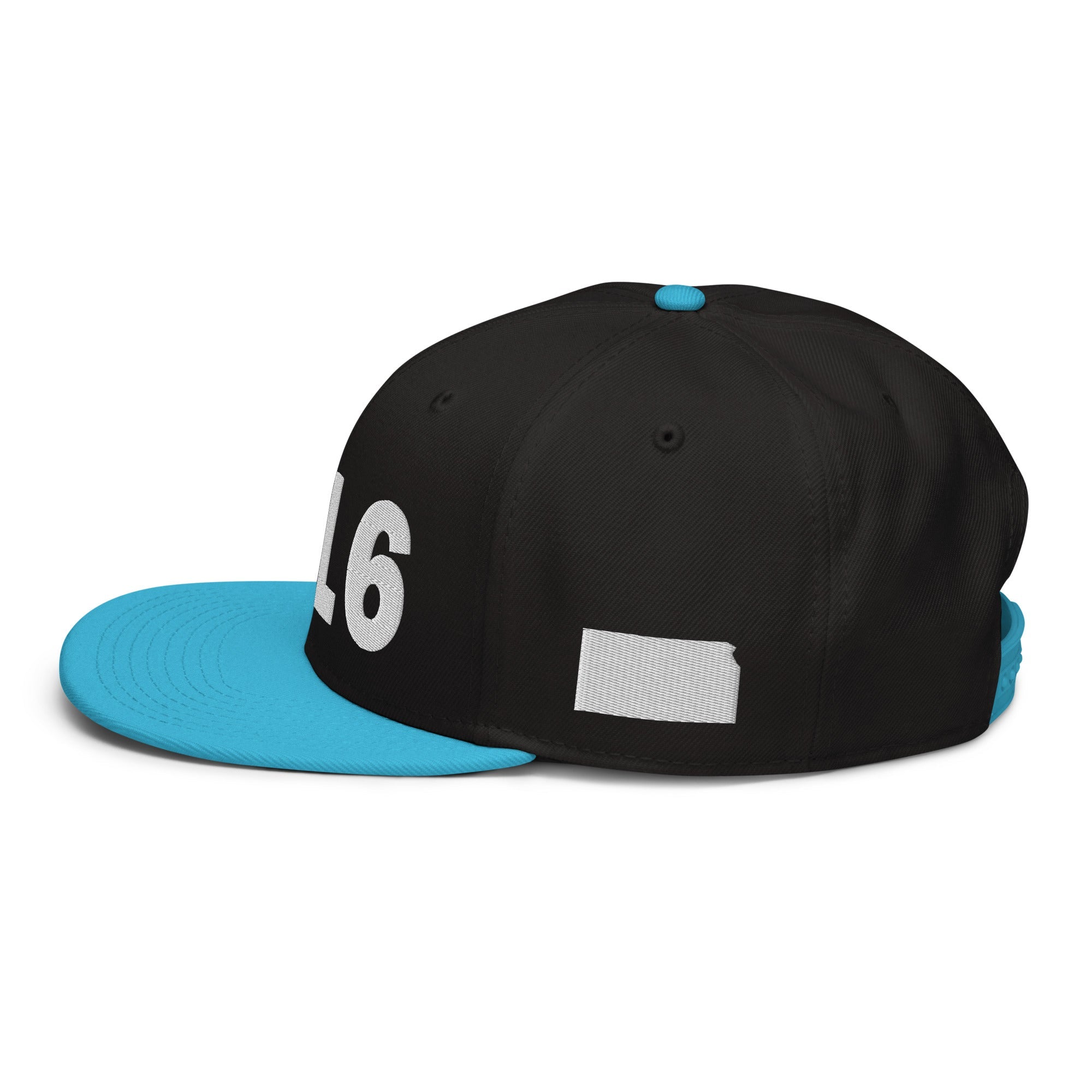 316 Area Code Snapback Hat