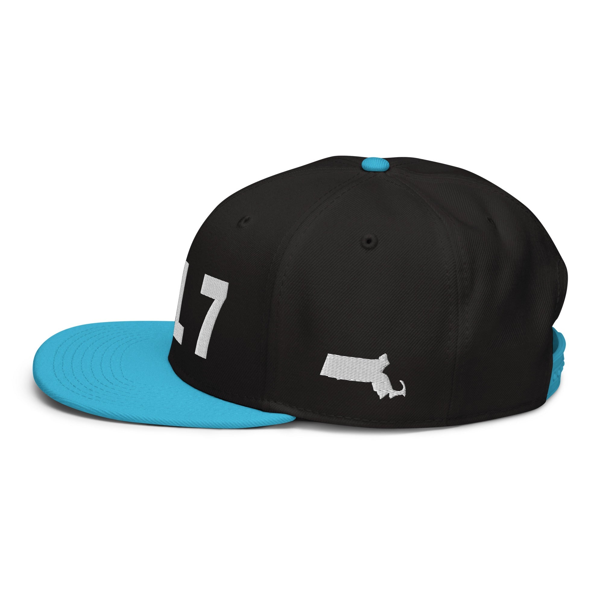 617 Area Code Snapback Hat