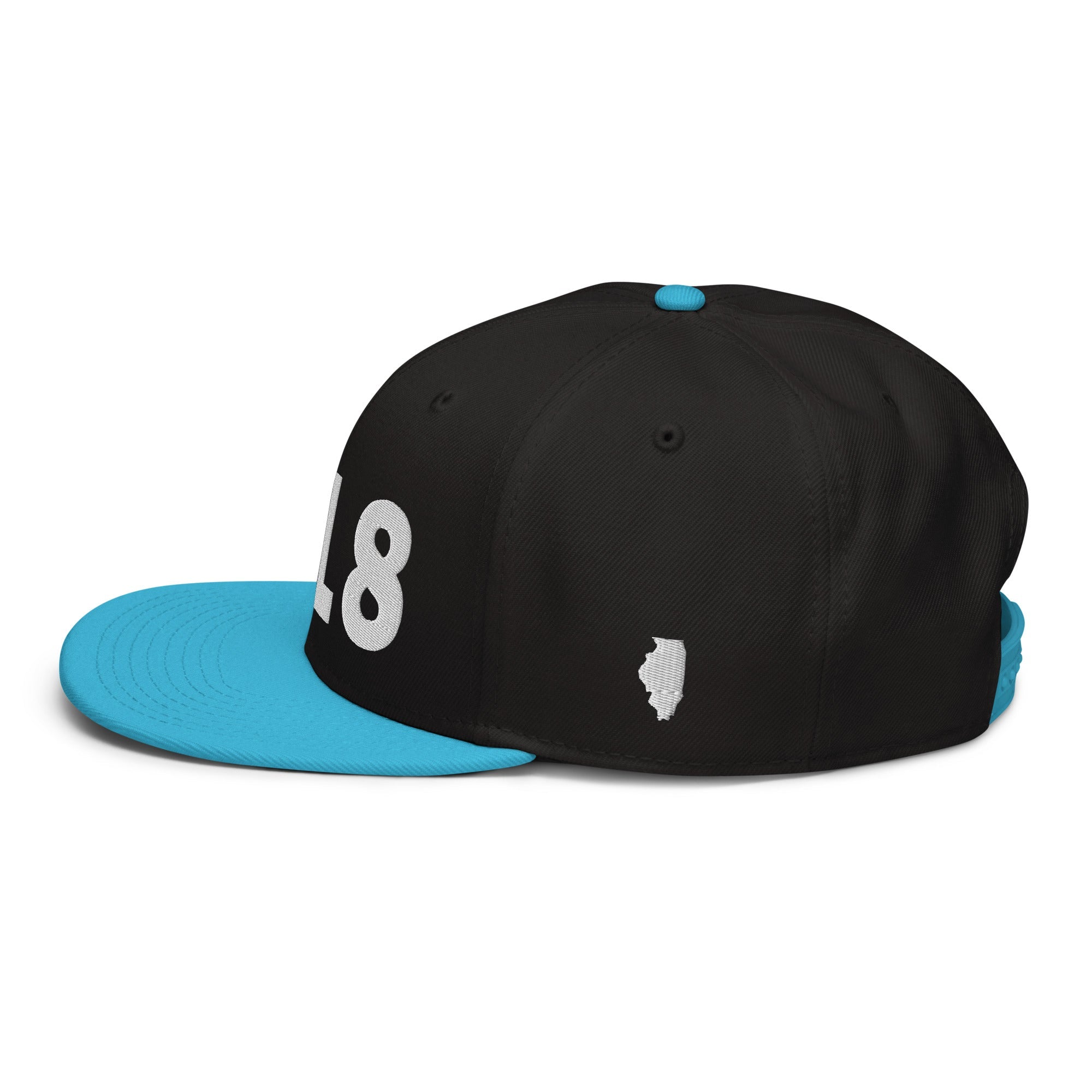 618 Area Code Snapback Hat