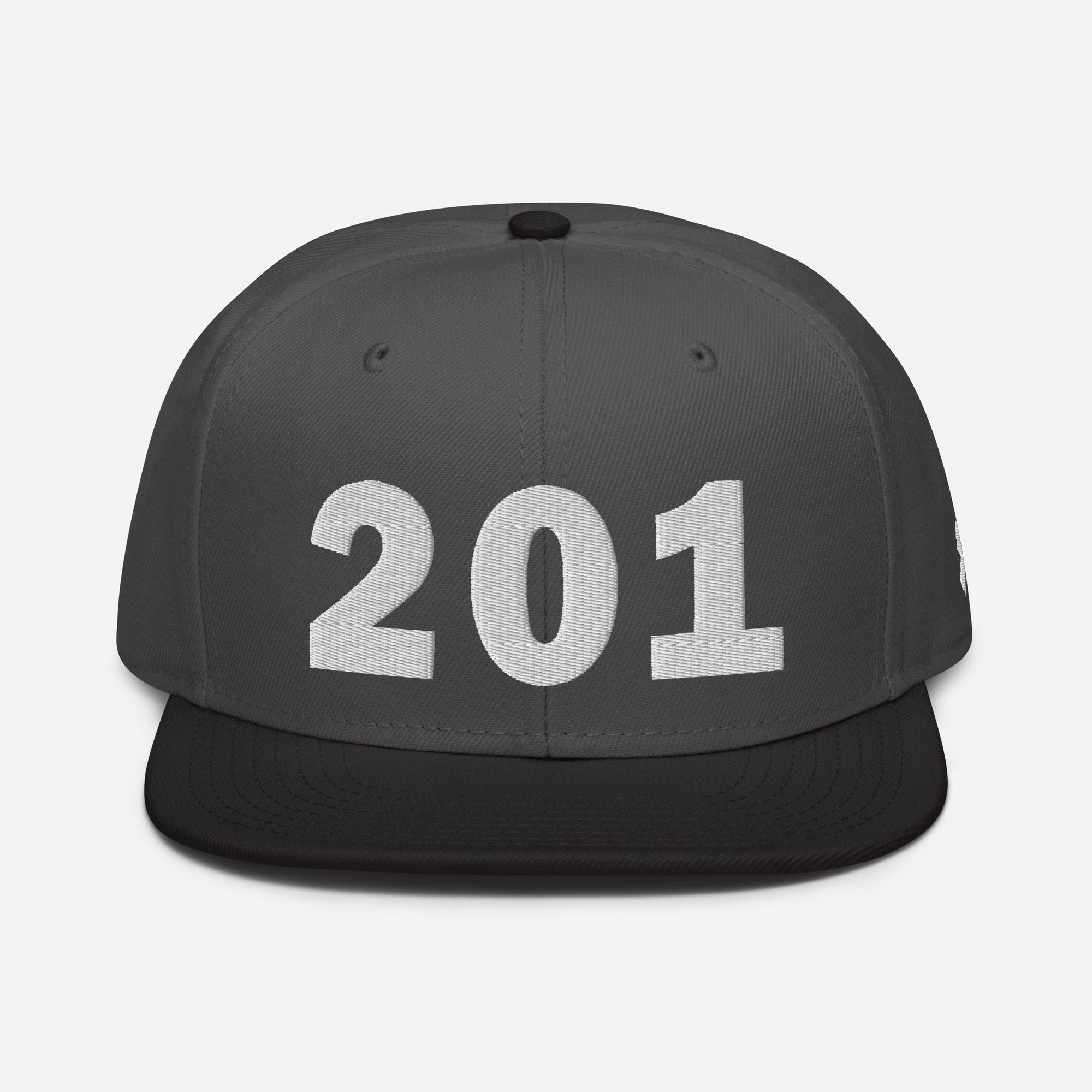 201 Area Code Snapback Hat