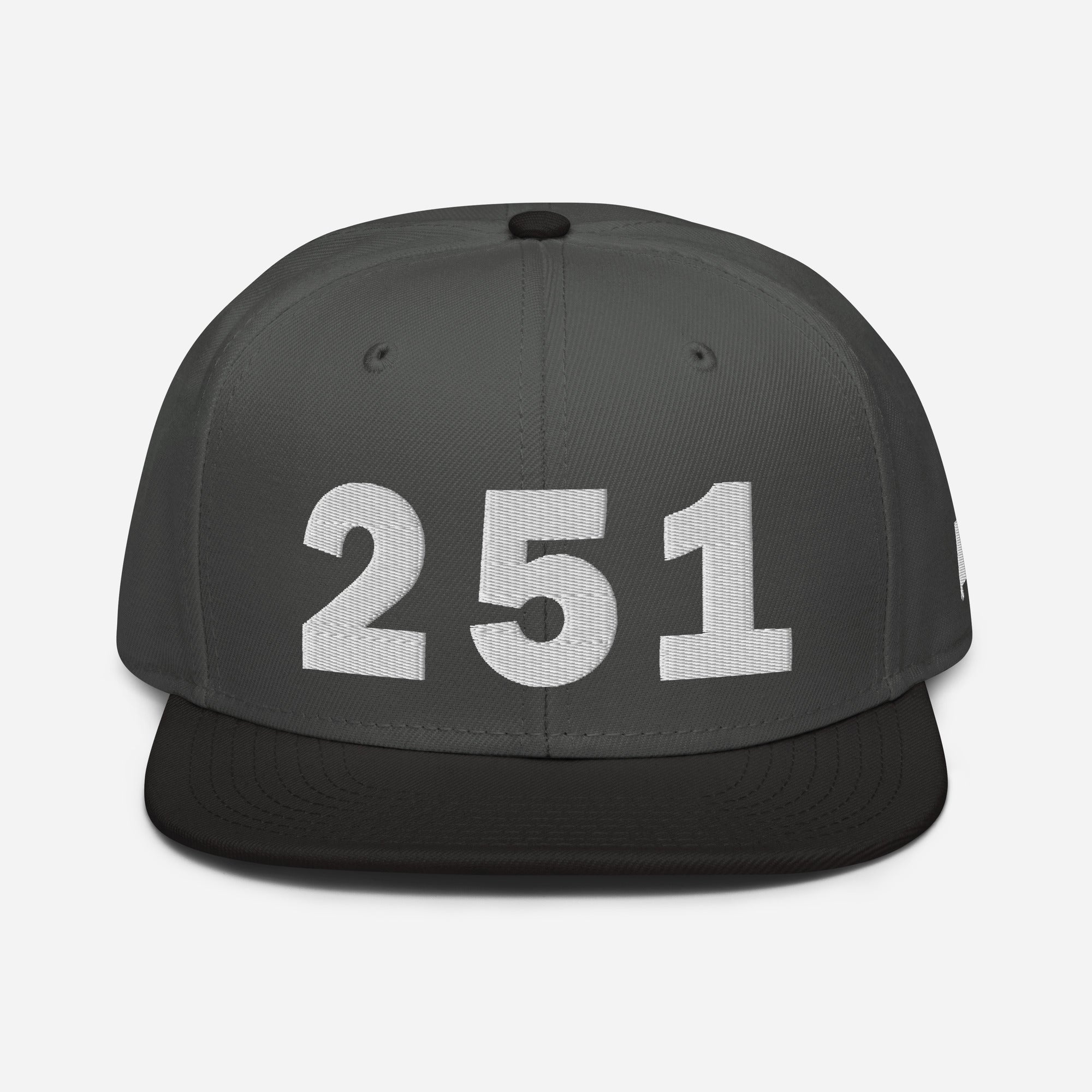 251 Area Code Snapback Hat