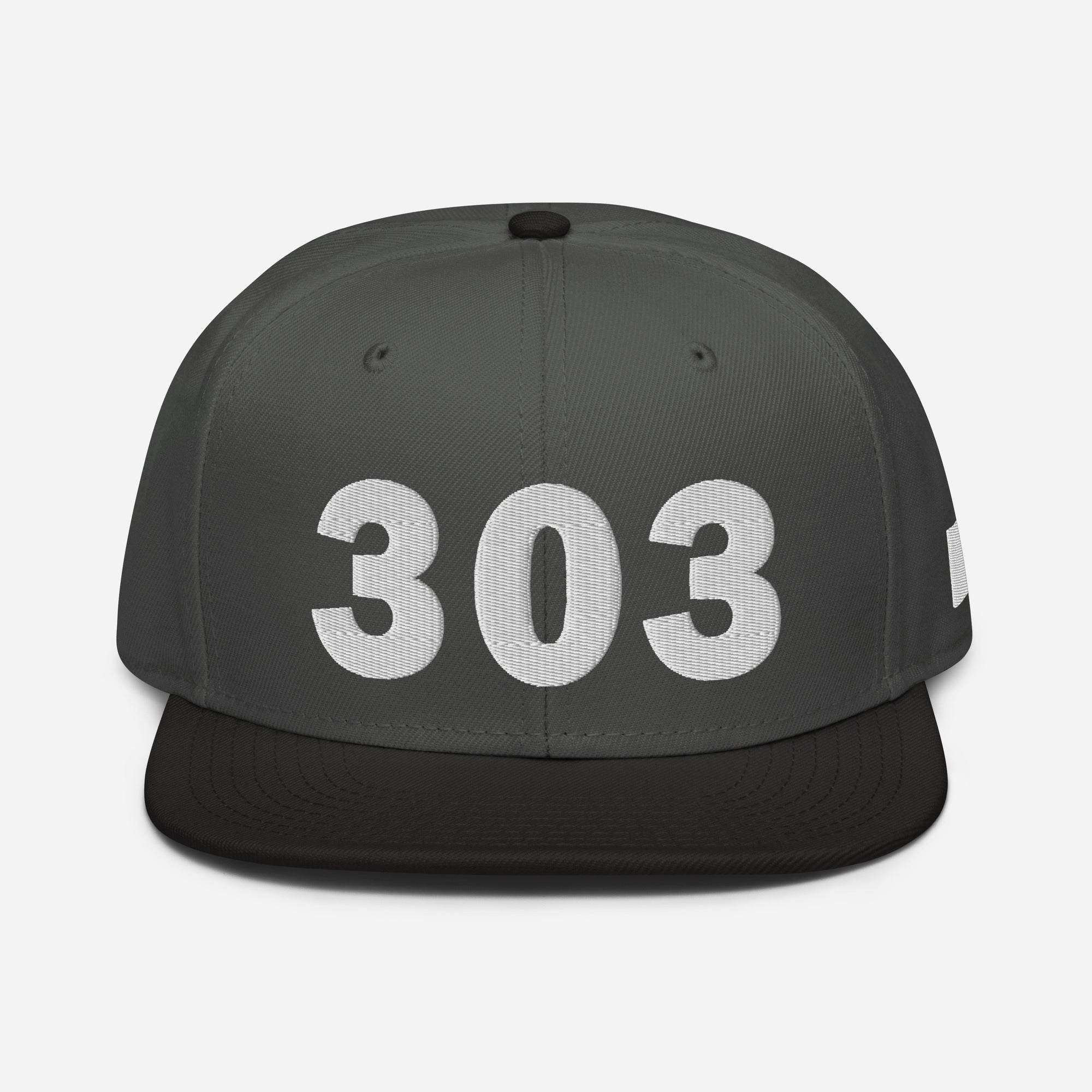 303 Area Code Snapback Hat