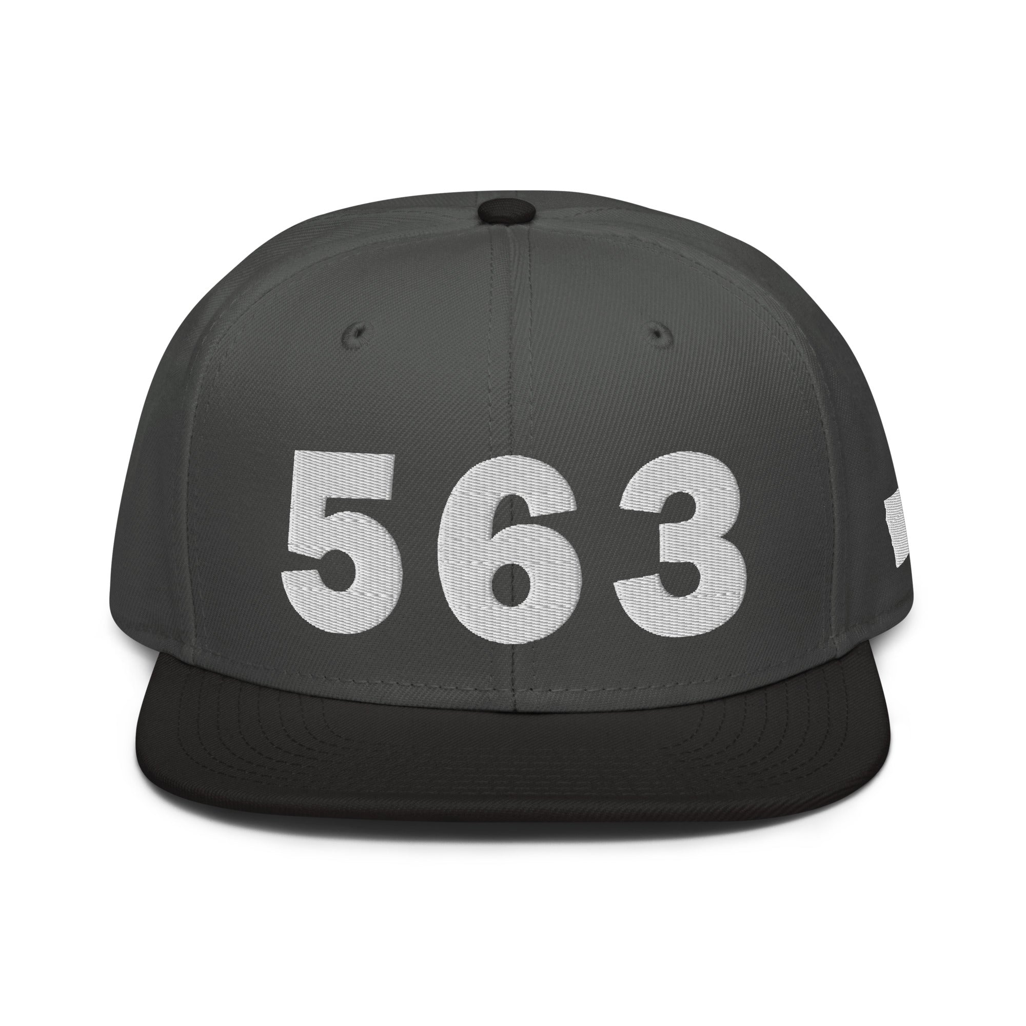 563 Area Code Snapback Hat