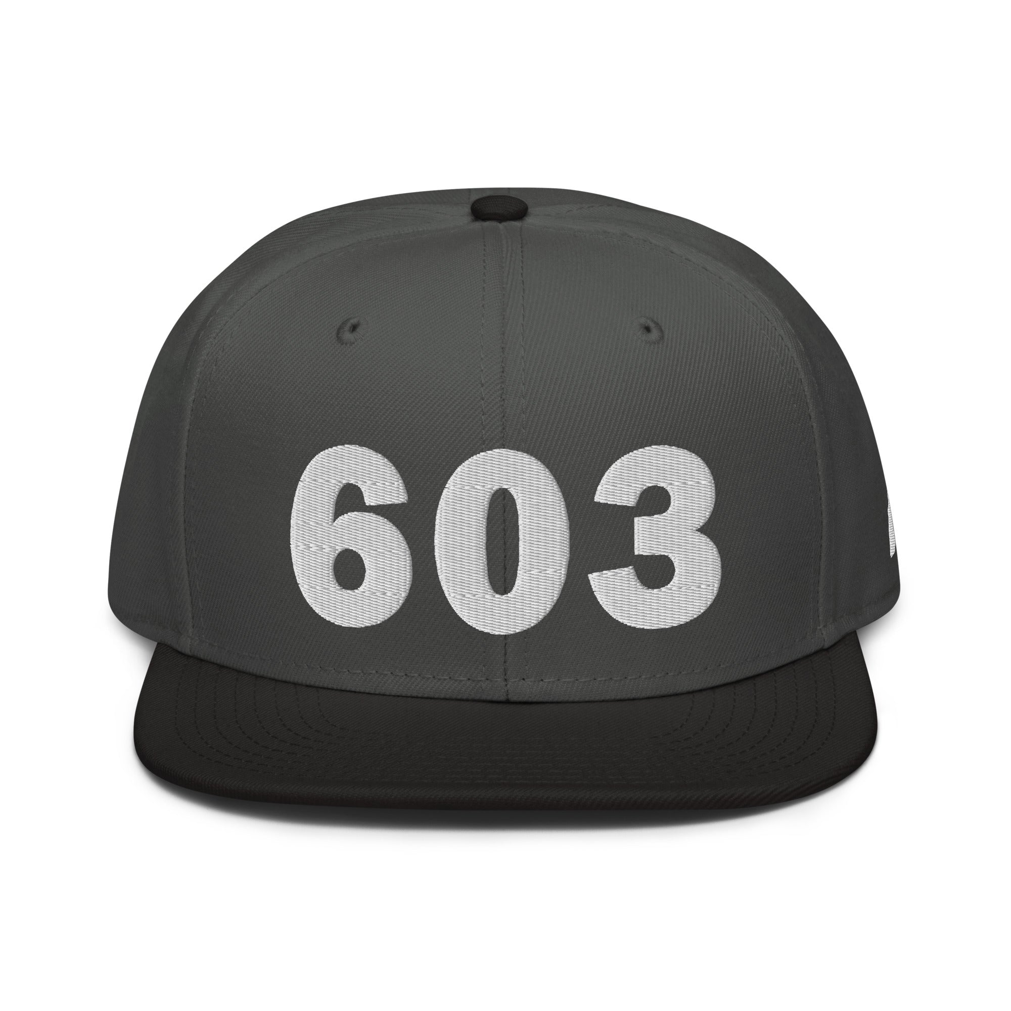 603 Area Code Snapback Hat