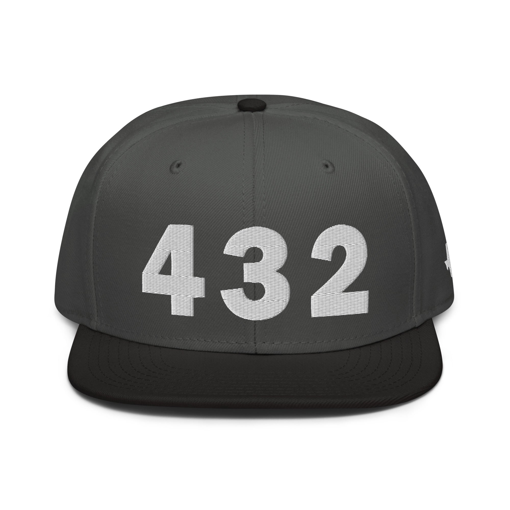 432 Area Code Snapback Hat