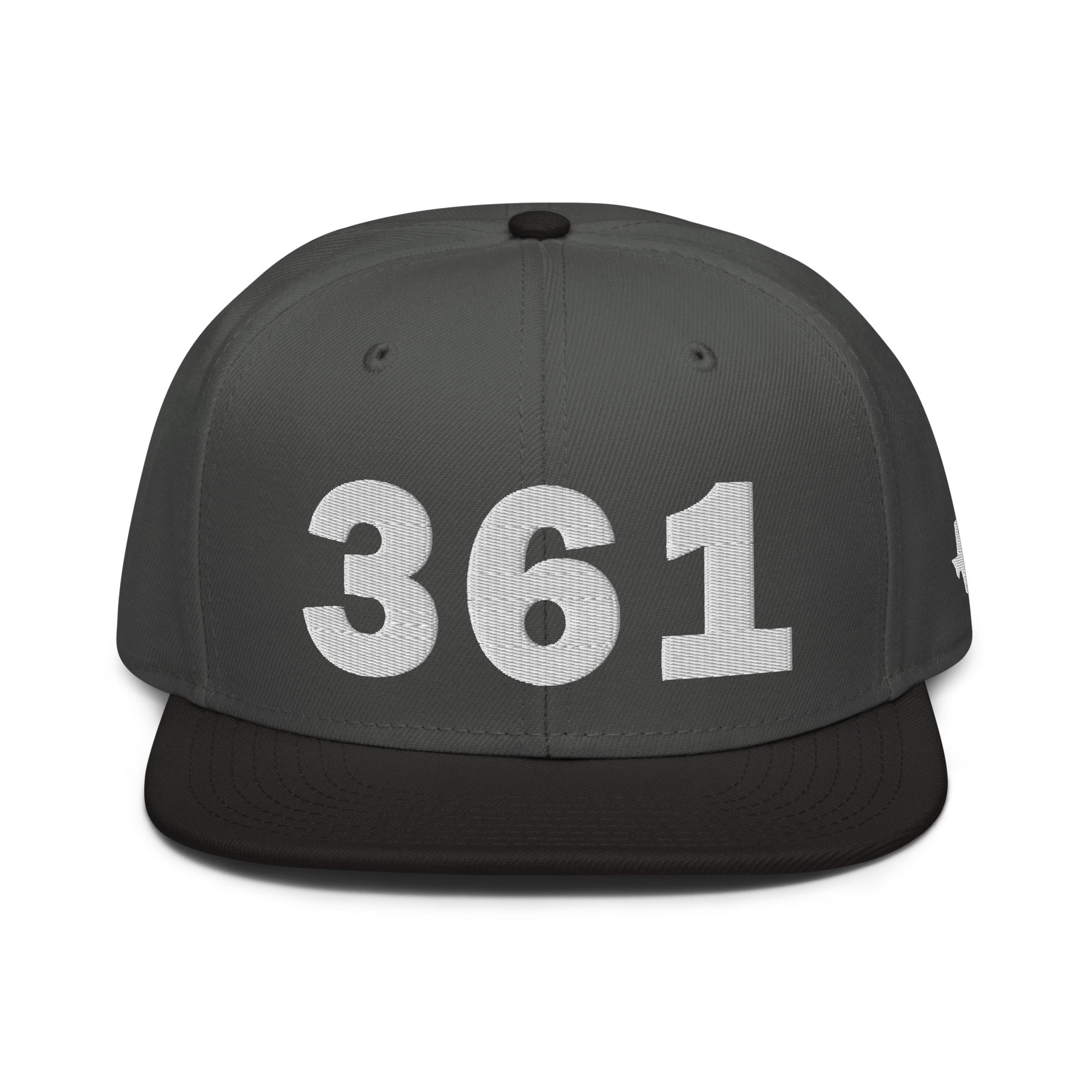 361 Area Code Snapback Hat