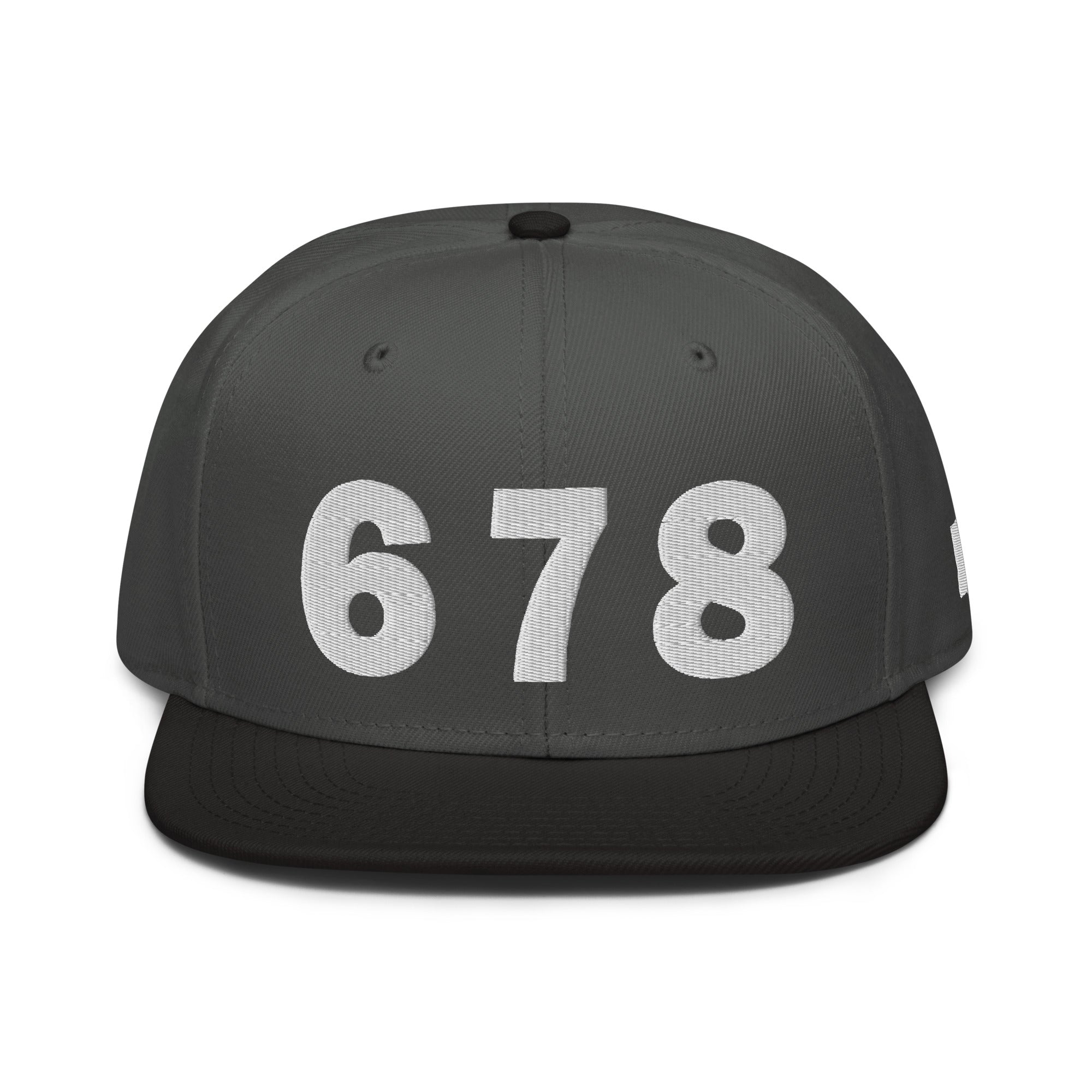 678 Area Code Snapback Hat