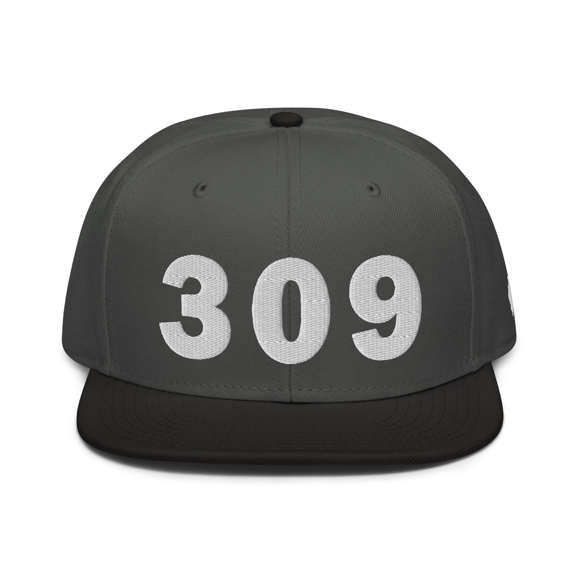 309 Area Code Snapback Hat