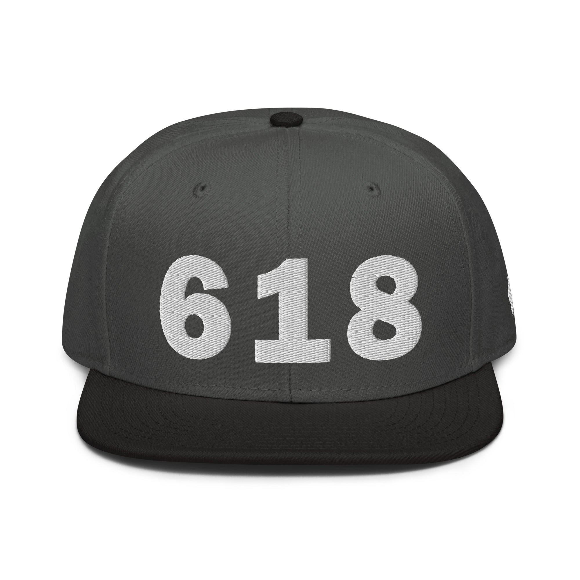 618 Area Code Snapback Hat