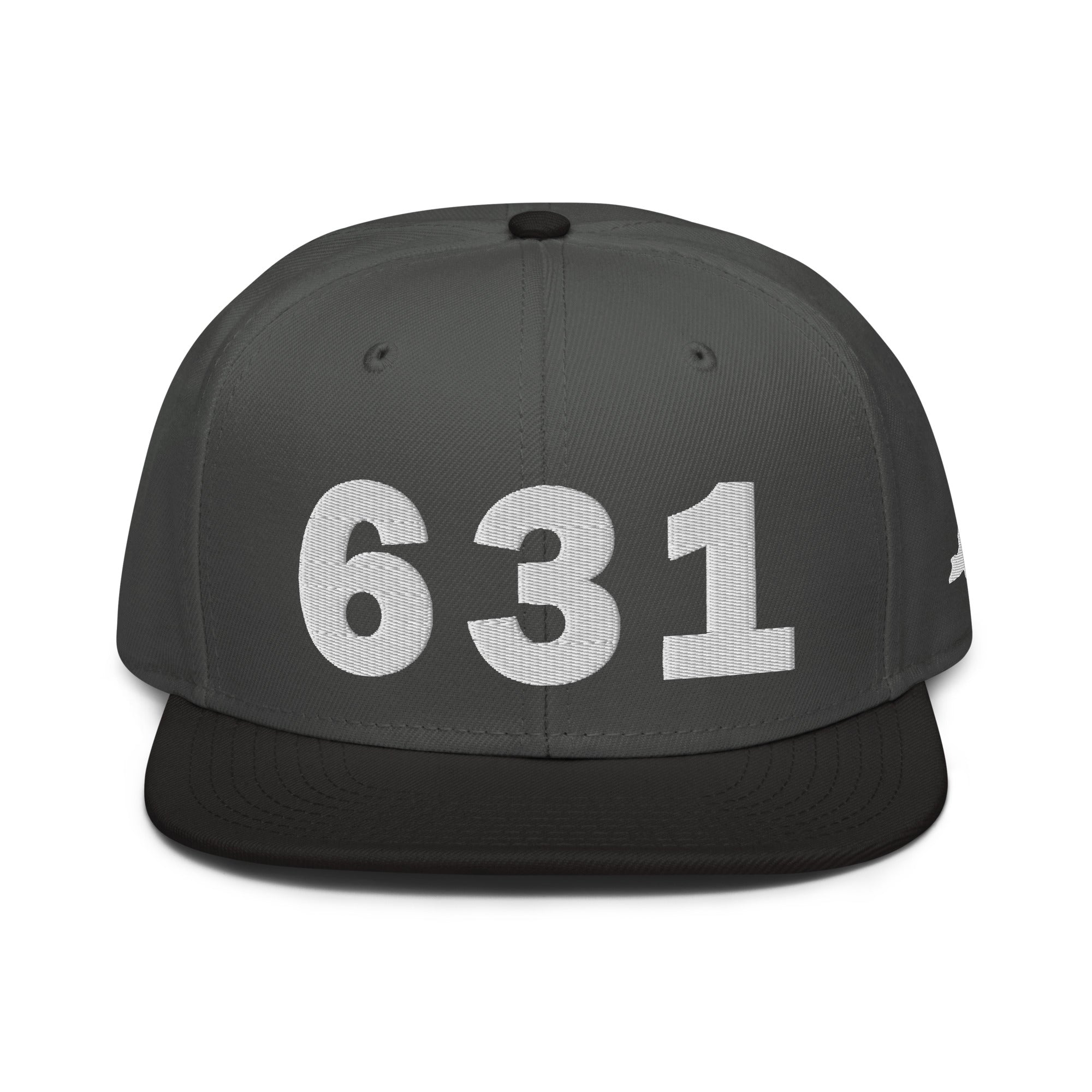 631 Area Code Snapback Hat