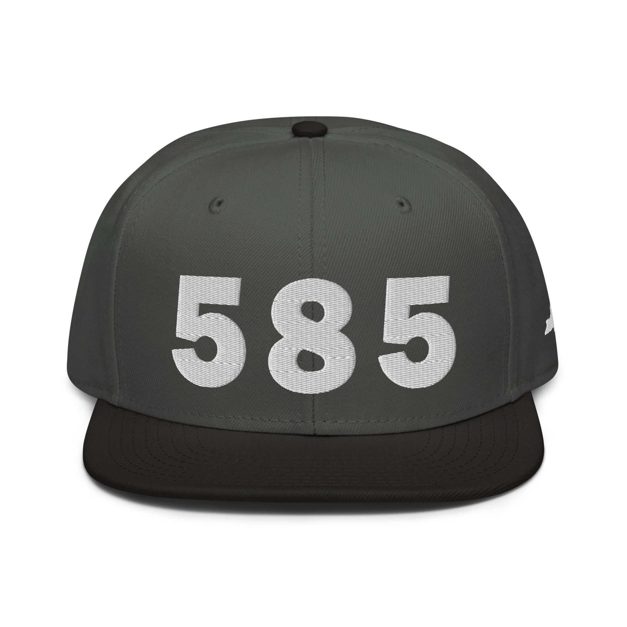585 Area Code Snapback Hat