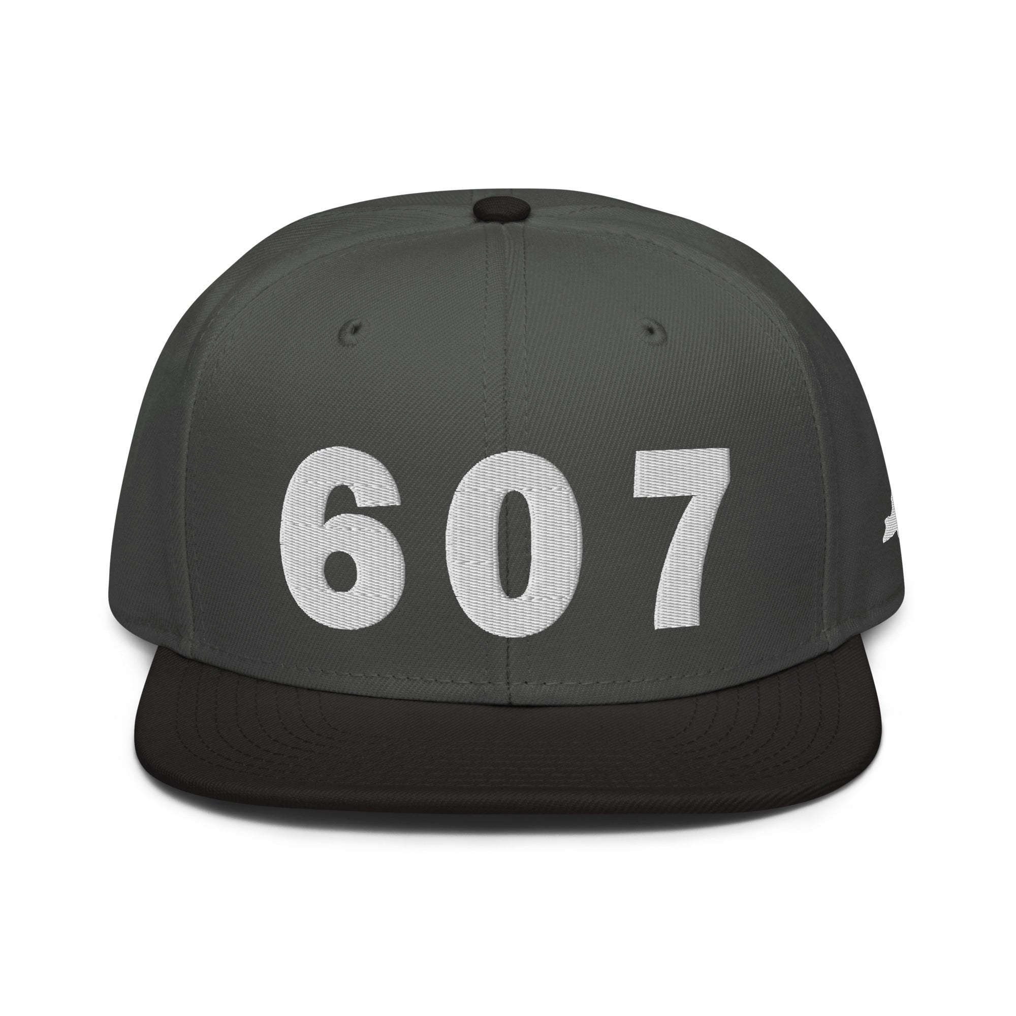 607 Area Code Snapback Hat