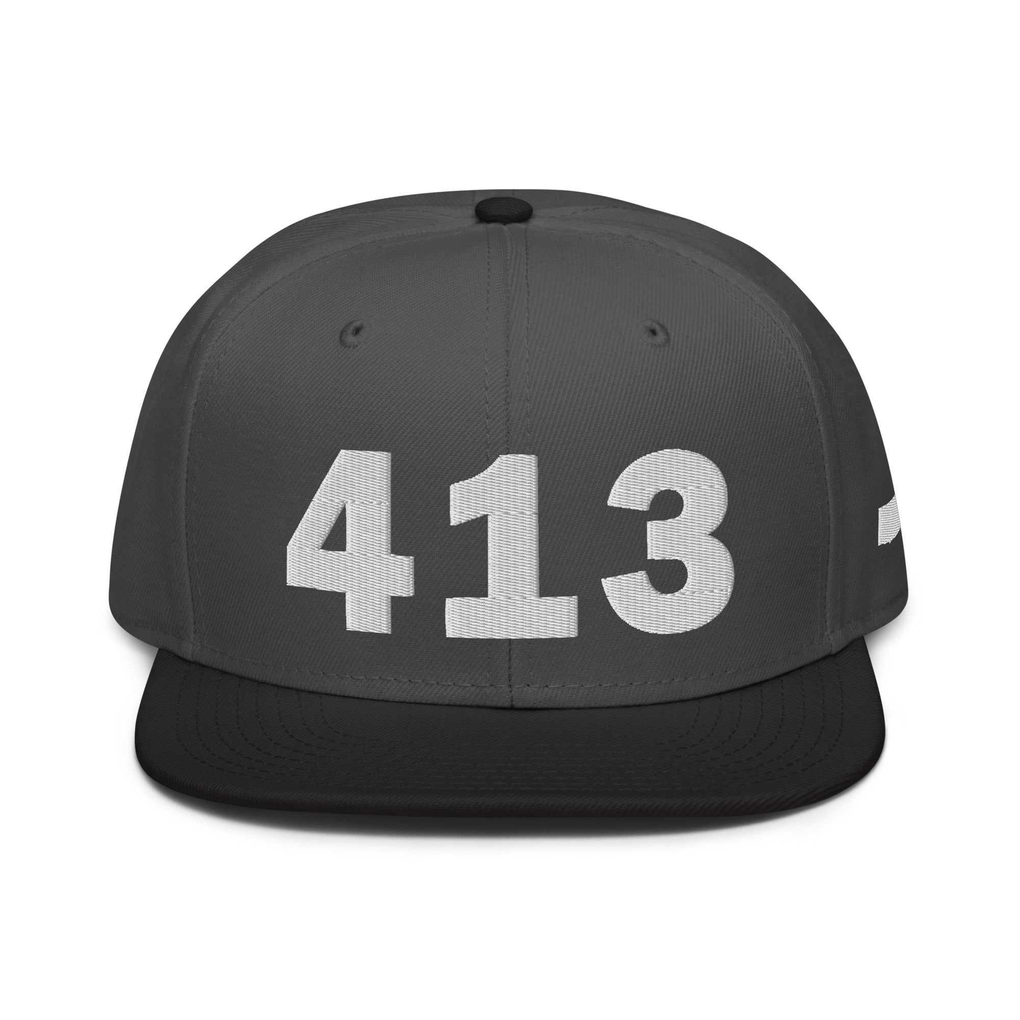 413 Area Code Snapback Hat