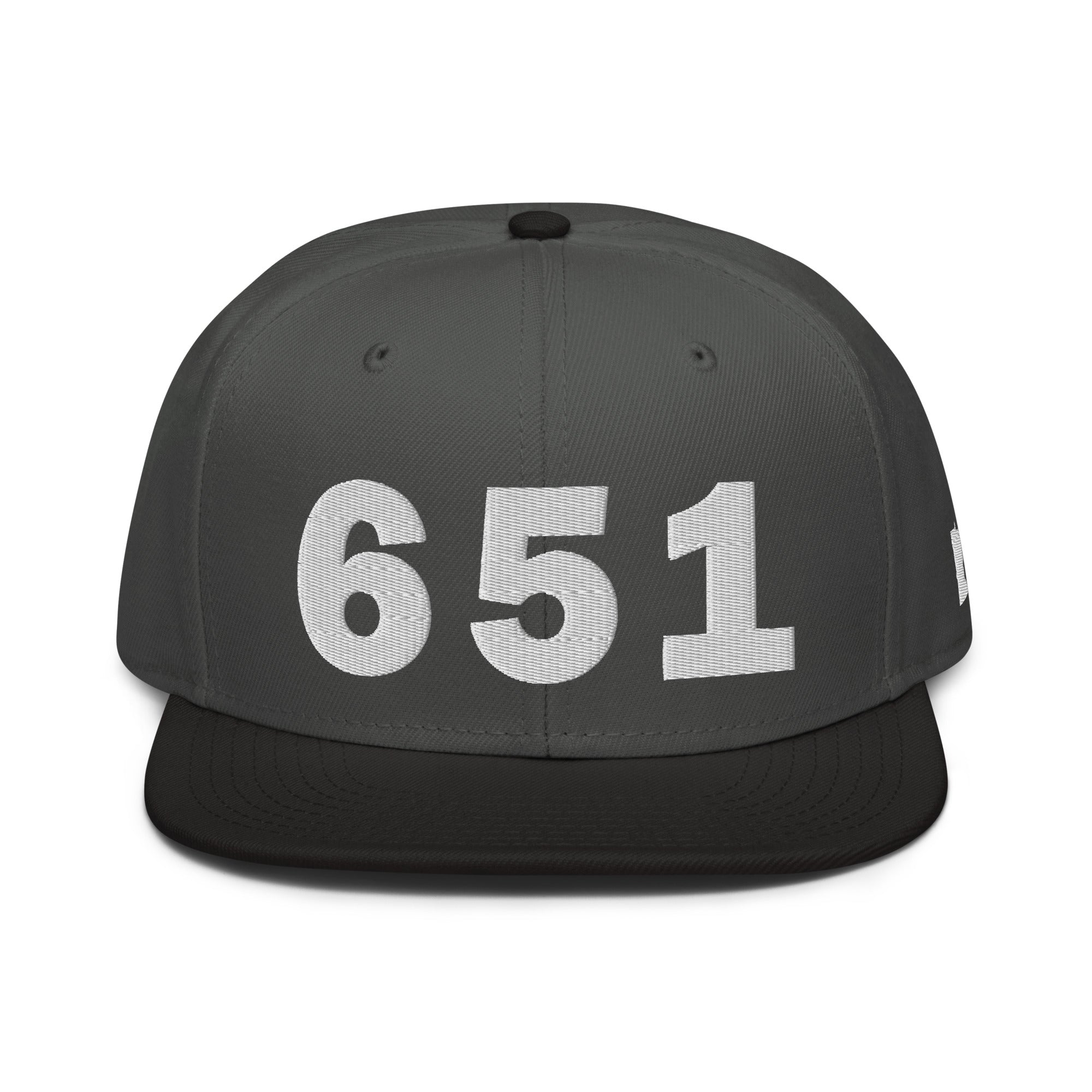 651 Area Code Snapback Hat