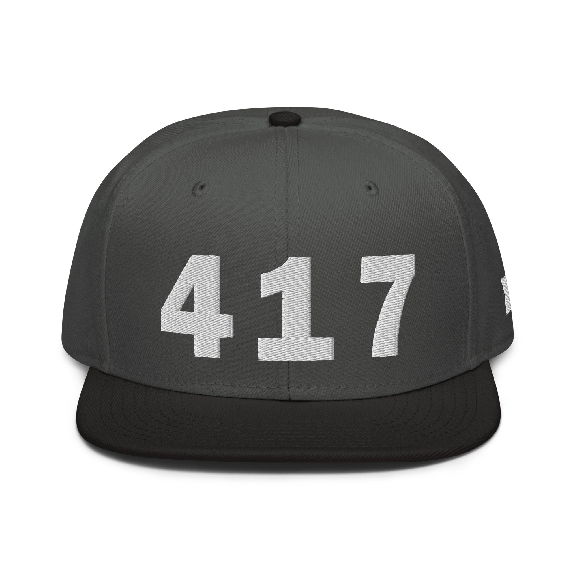 417 Area Code Snapback Hat
