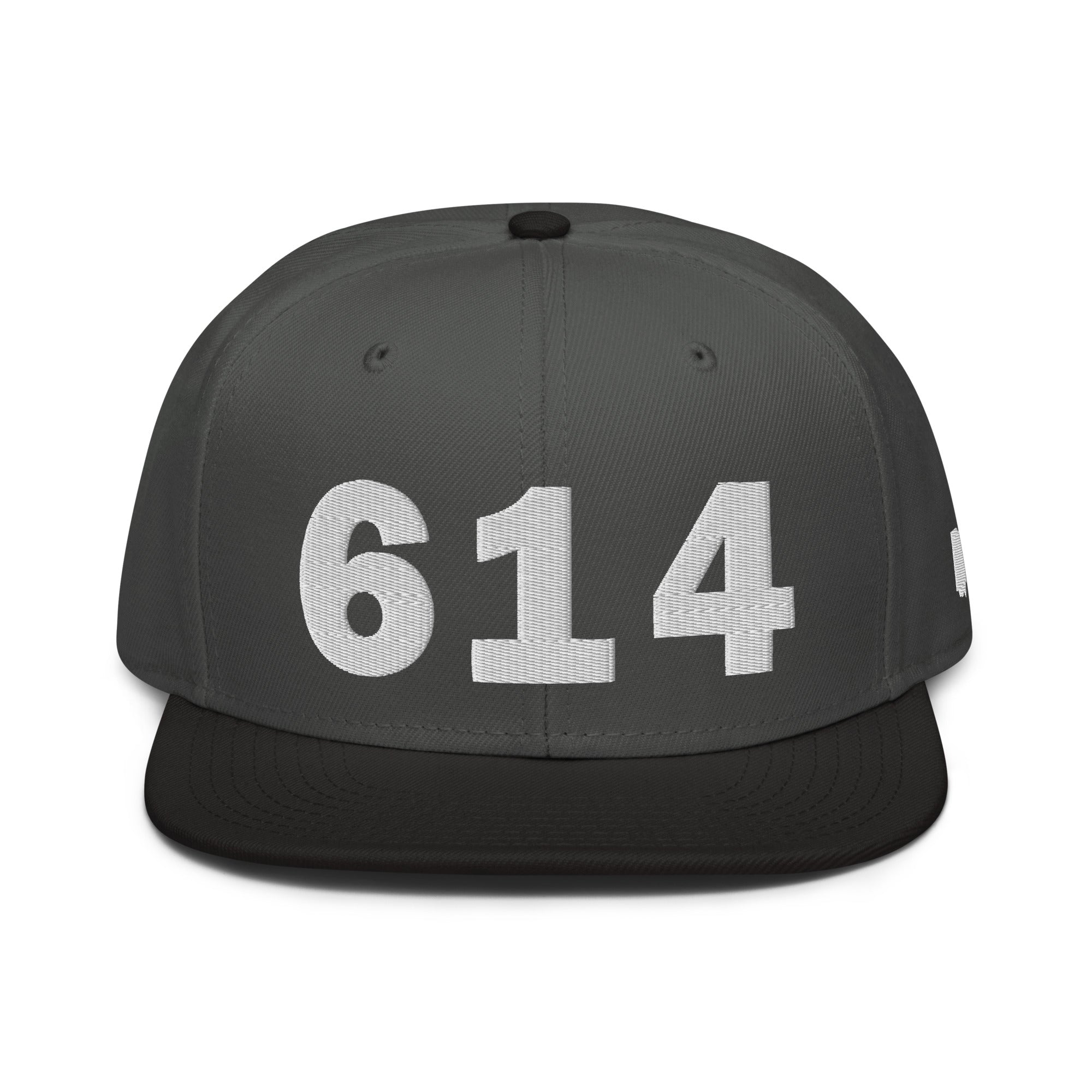 614 Area Code Snapback Hat