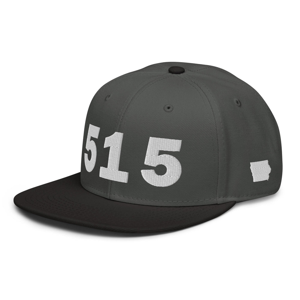515 Area Code Snapback Hat