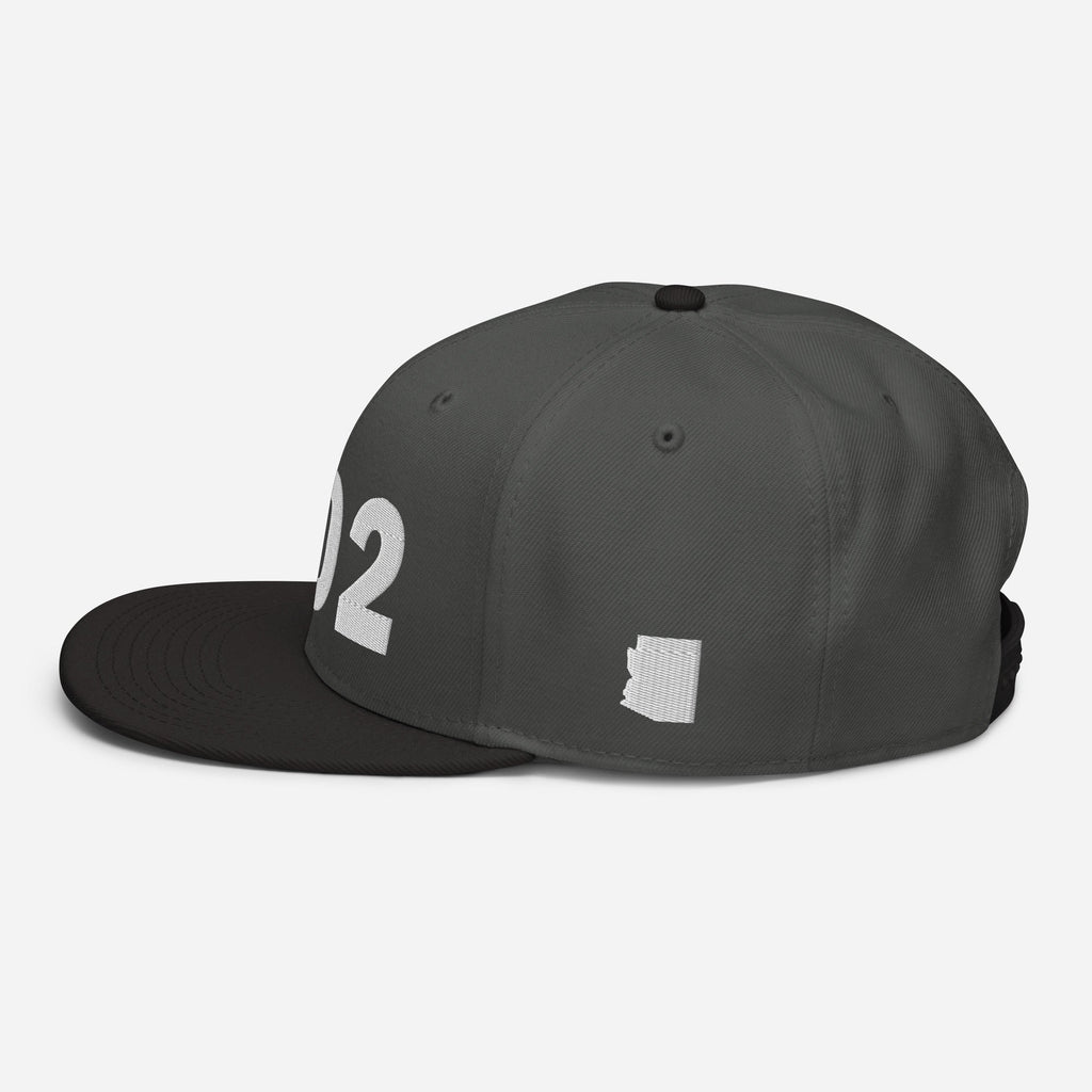 602 Area Code Snapback Hat