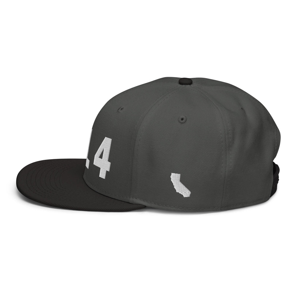 714 Area Code Snapback Hat