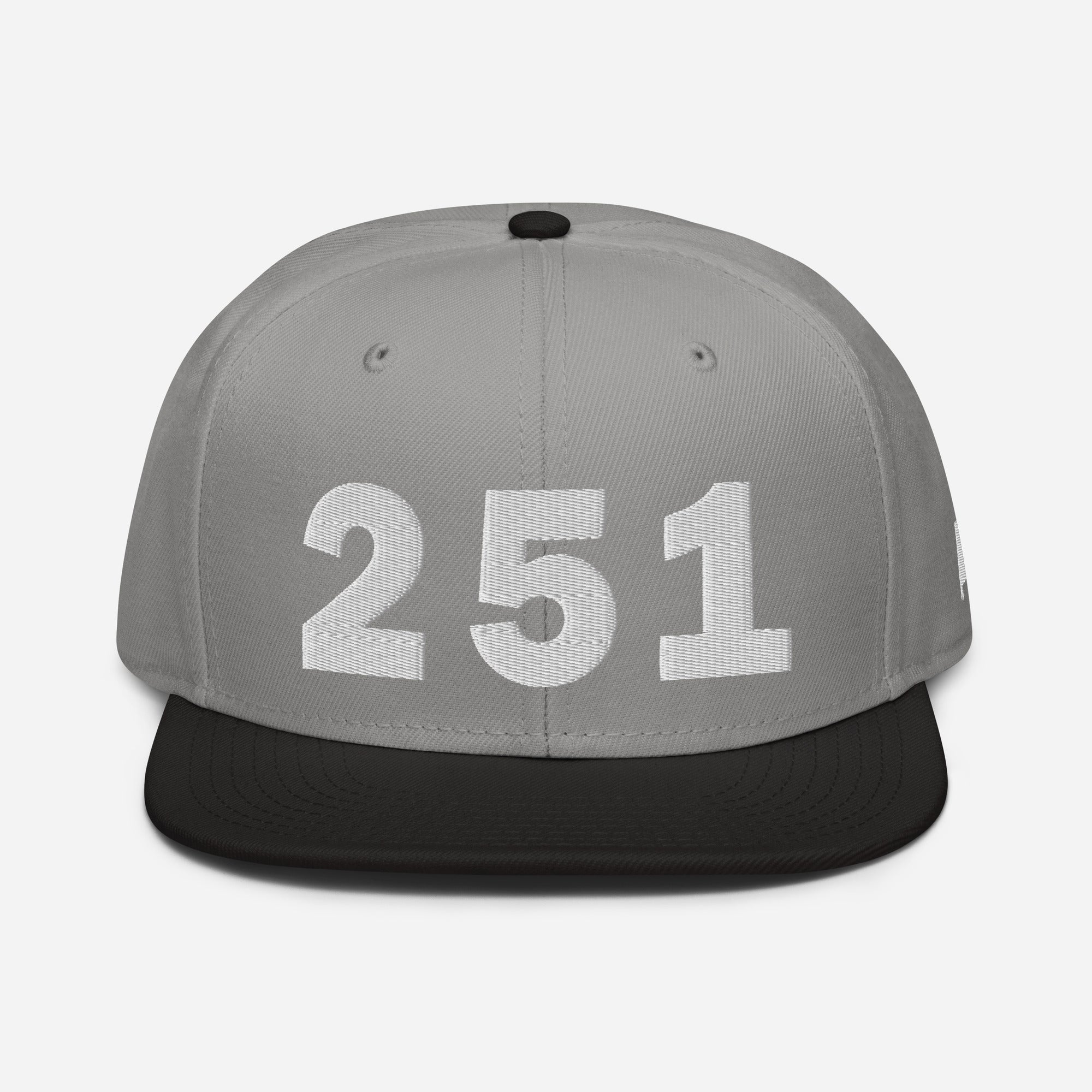 251 Area Code Snapback Hat
