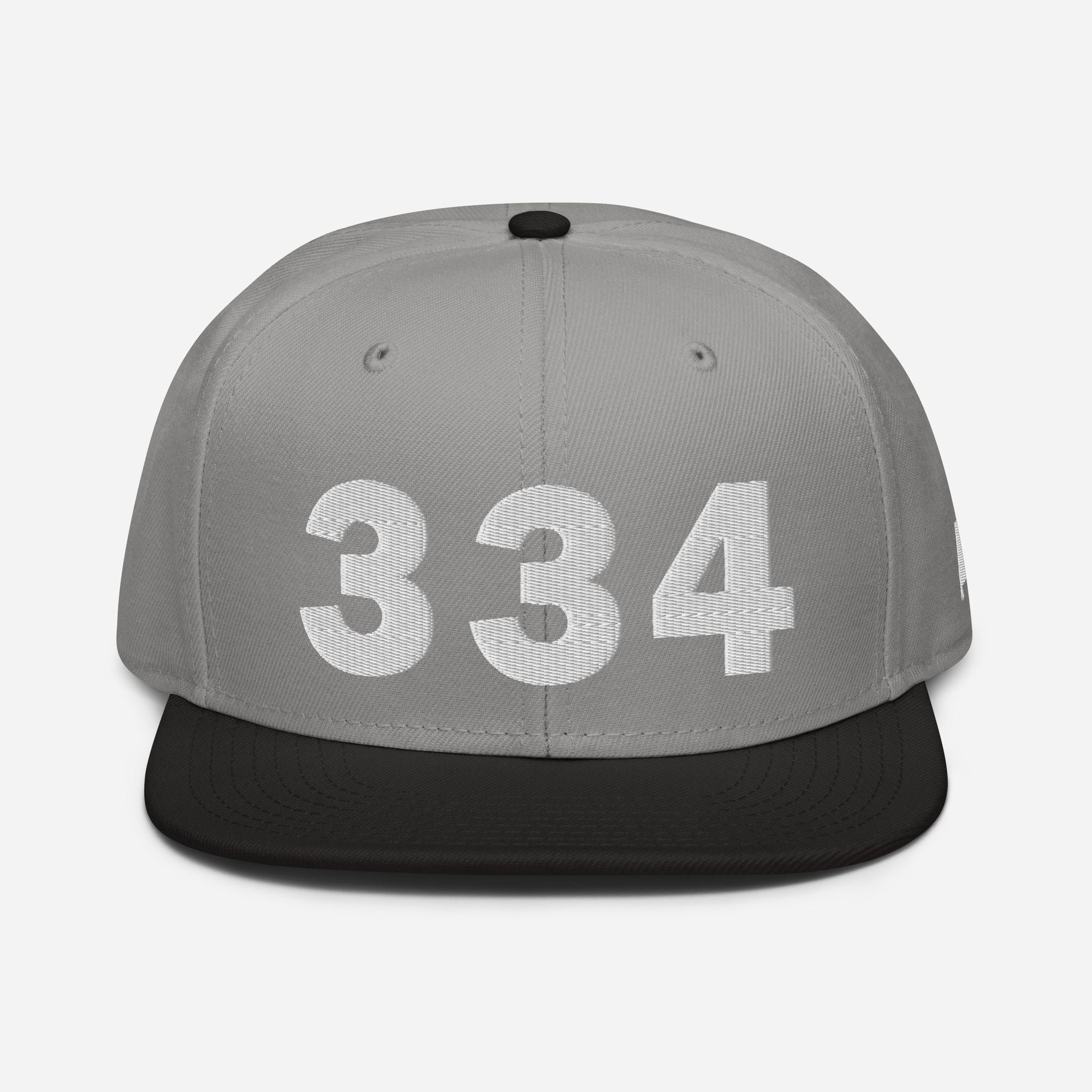 334 Area Code Snapback Hat
