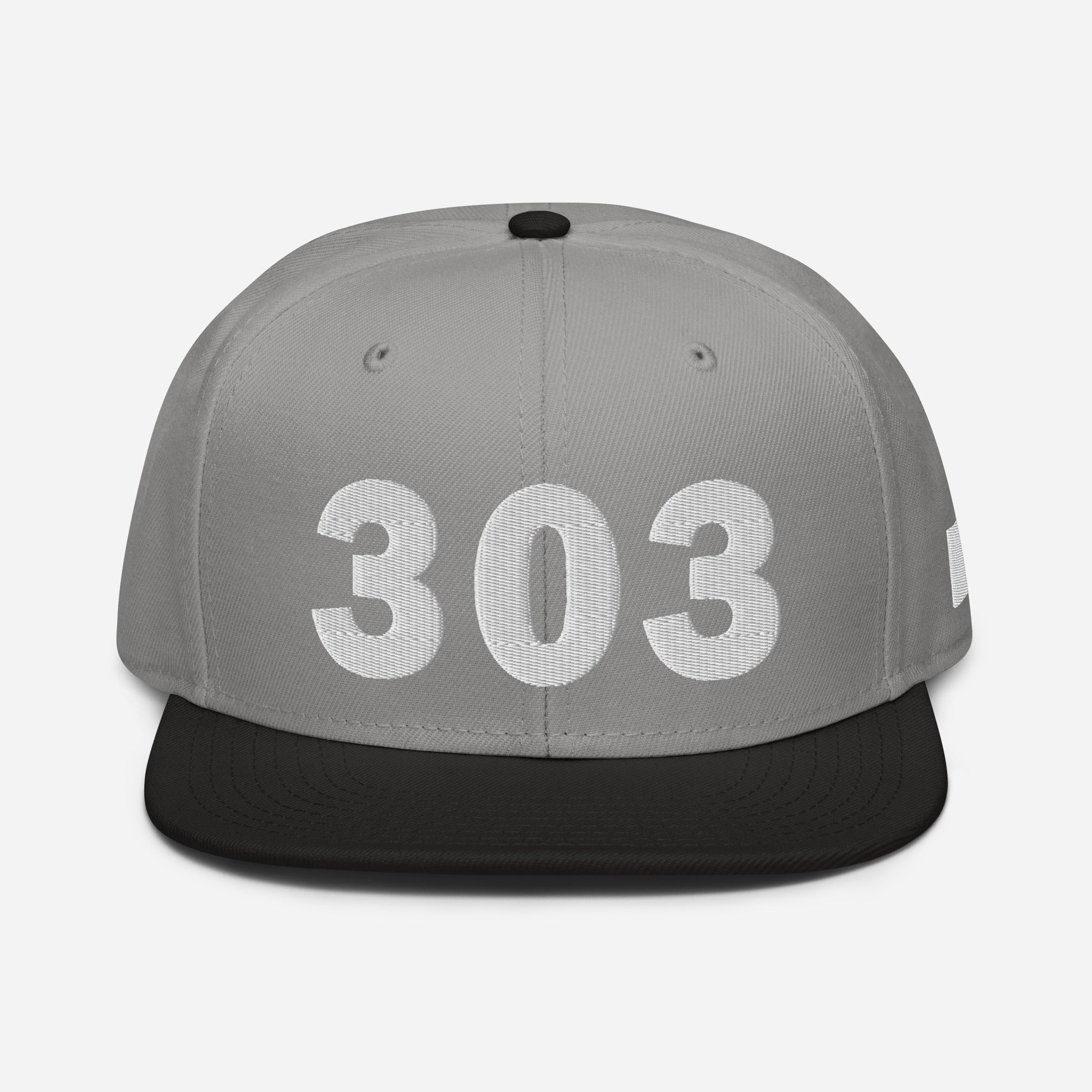 303 Area Code Snapback Hat