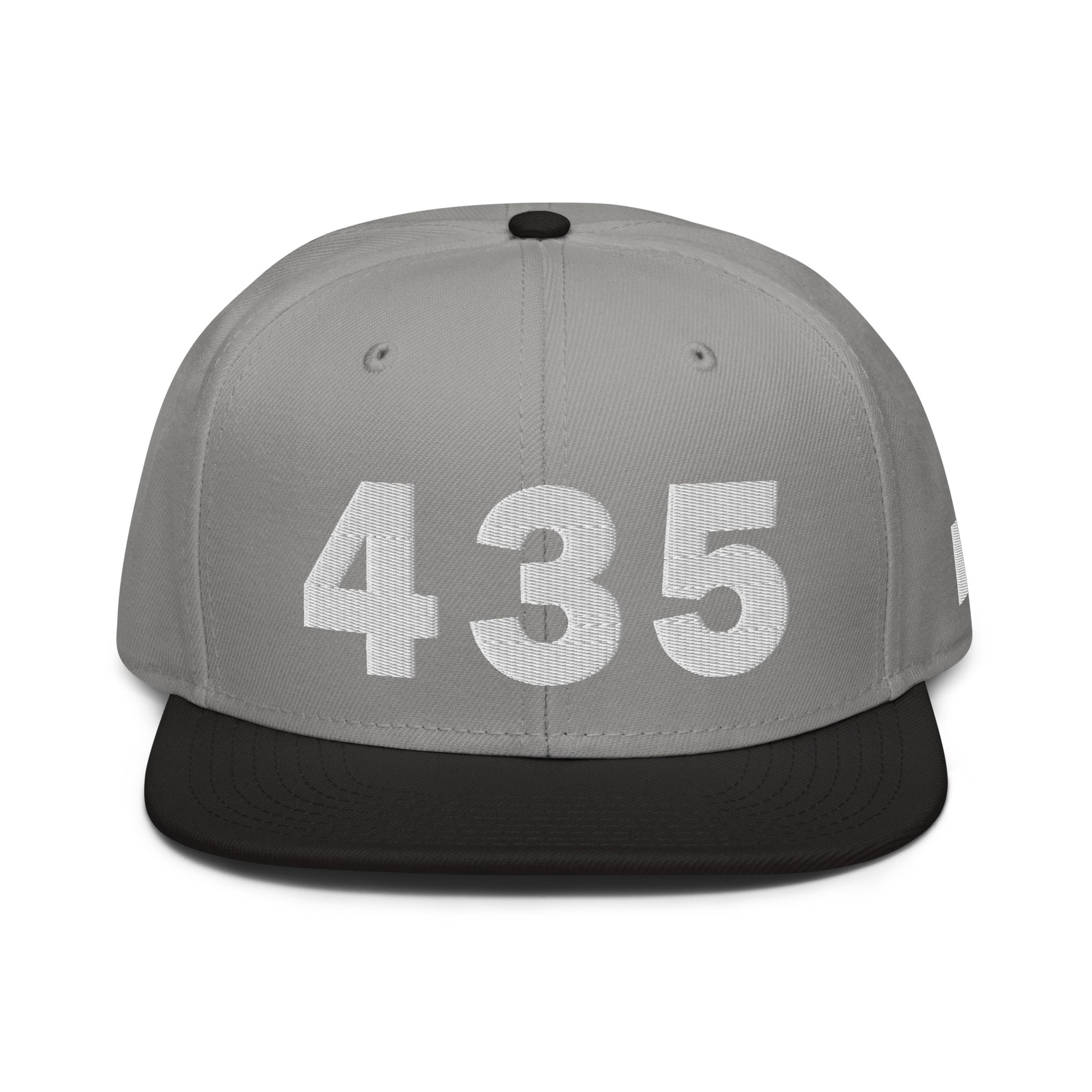 435 Area Code Snapback Hat